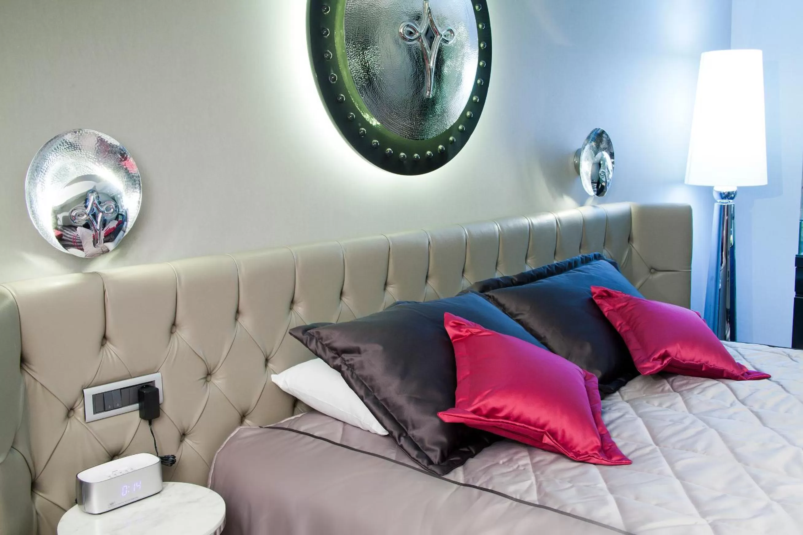 Bed in Sura Design Hotel & Suites