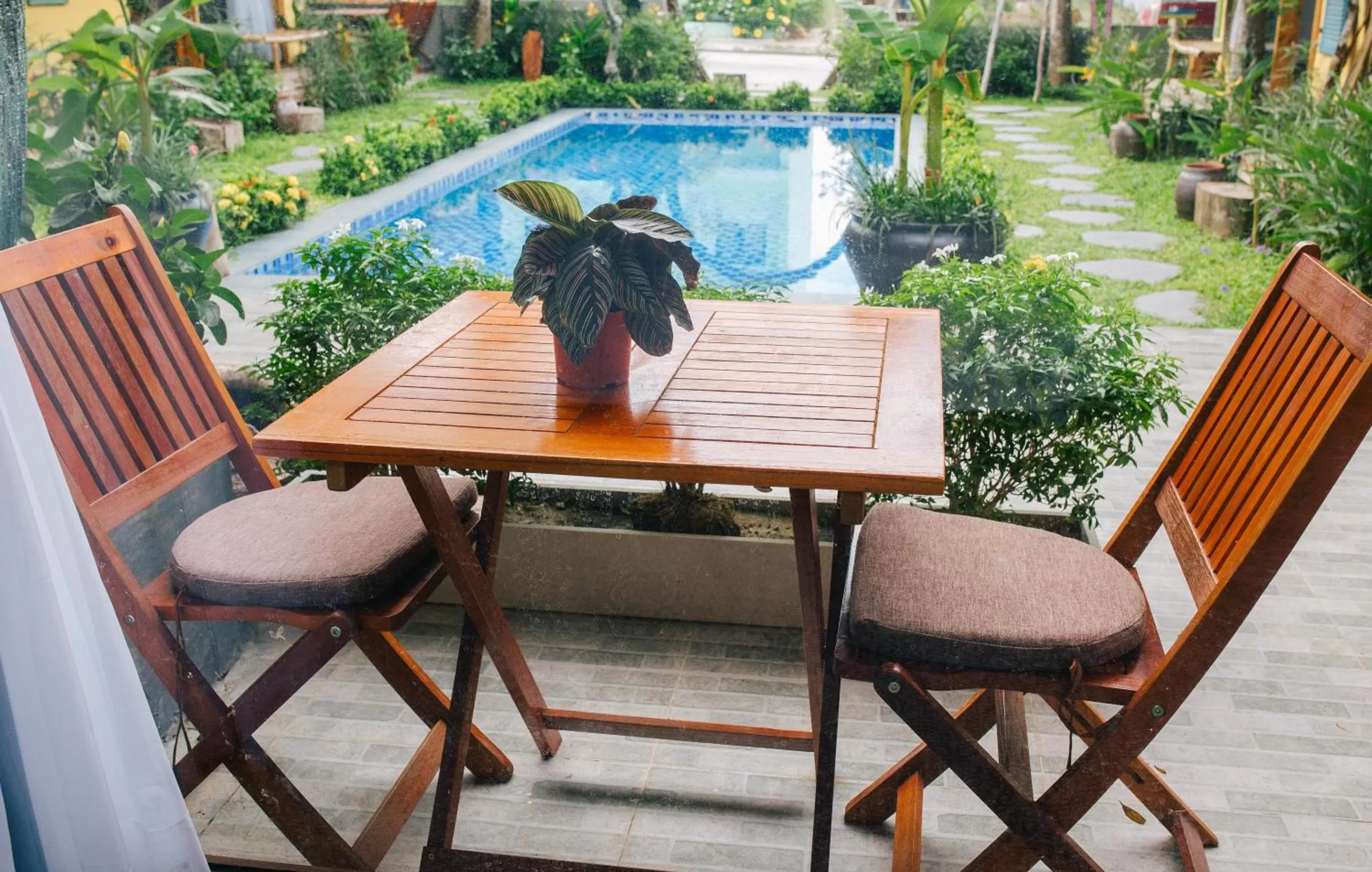 Pool View in La Belle Anbang Homestay