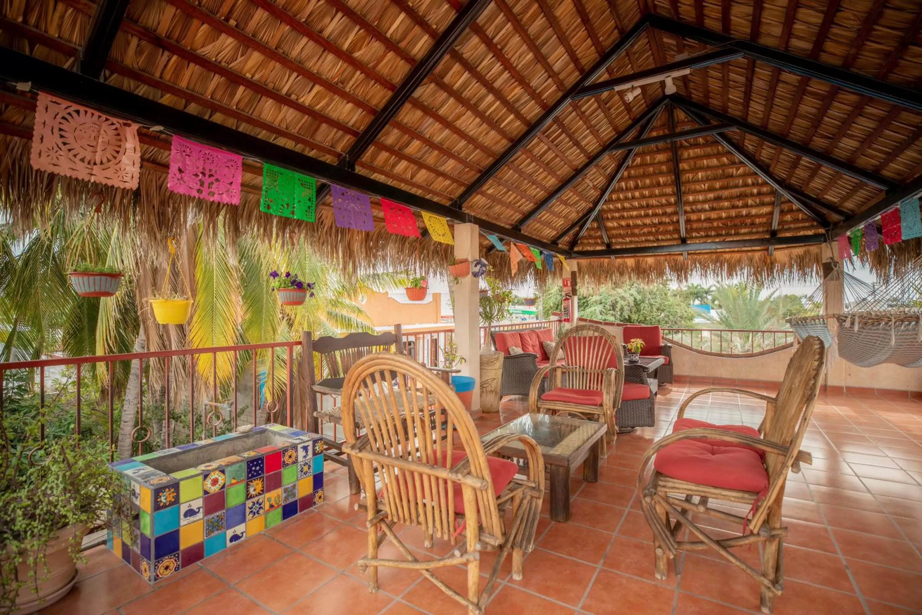 Balcony/Terrace in Hotel Posada Luna Sol