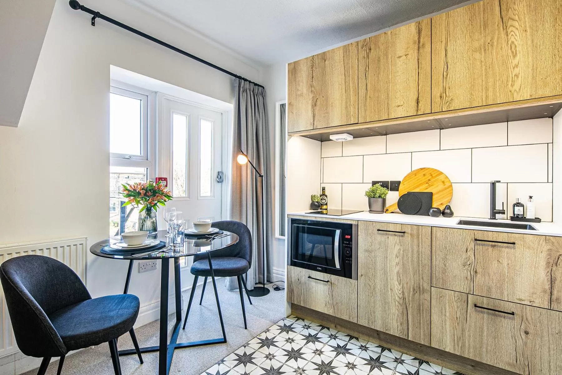 Kitchen or kitchenette in The Belmont - Harrogate Stays