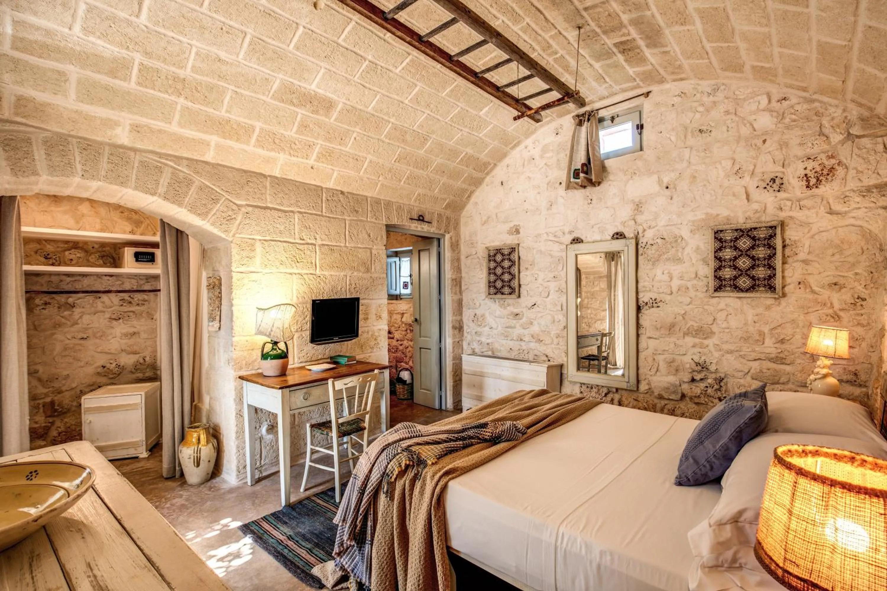 Bed in Masseria Cervarolo