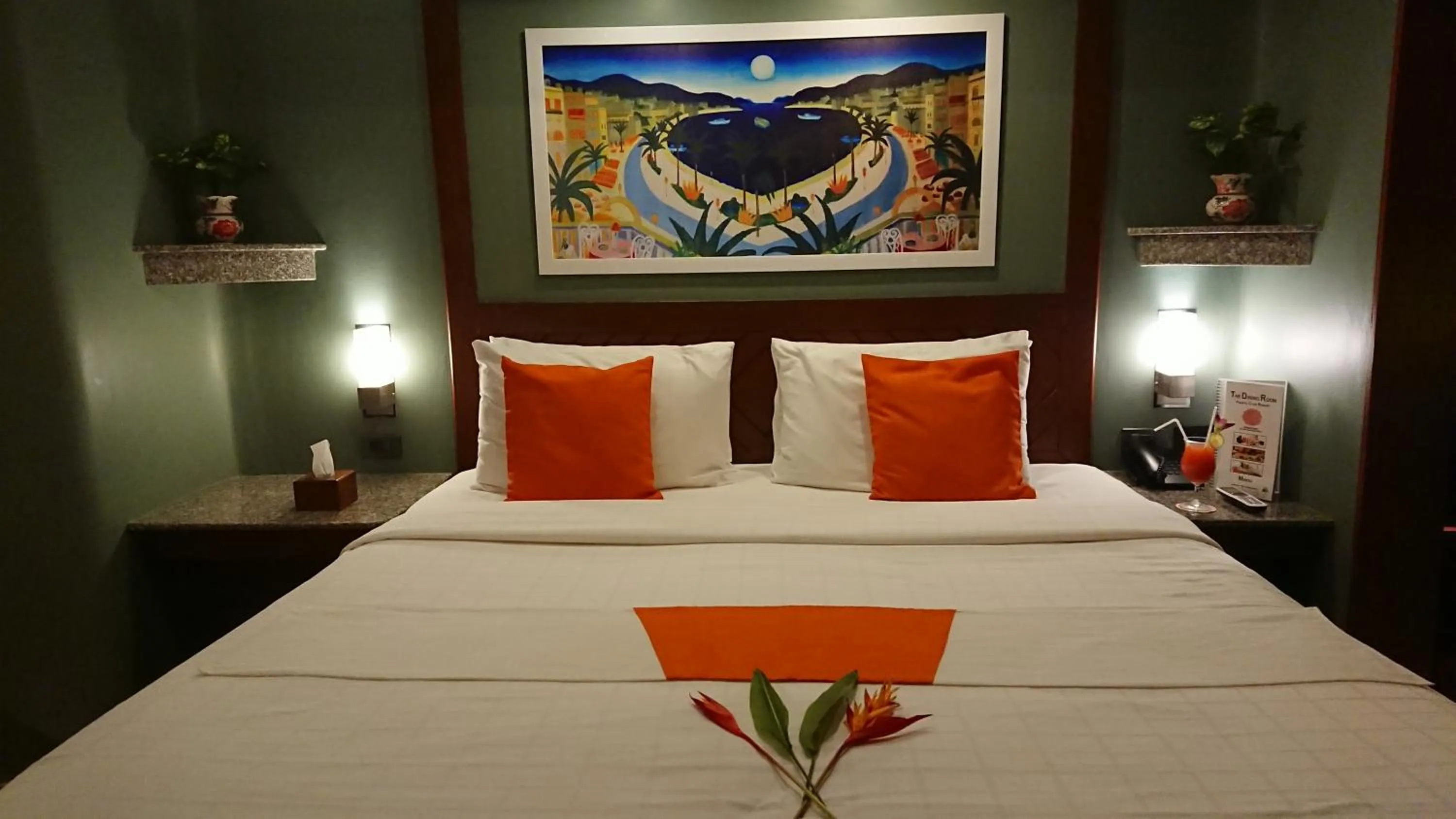 Bed in Pacific Club Resort