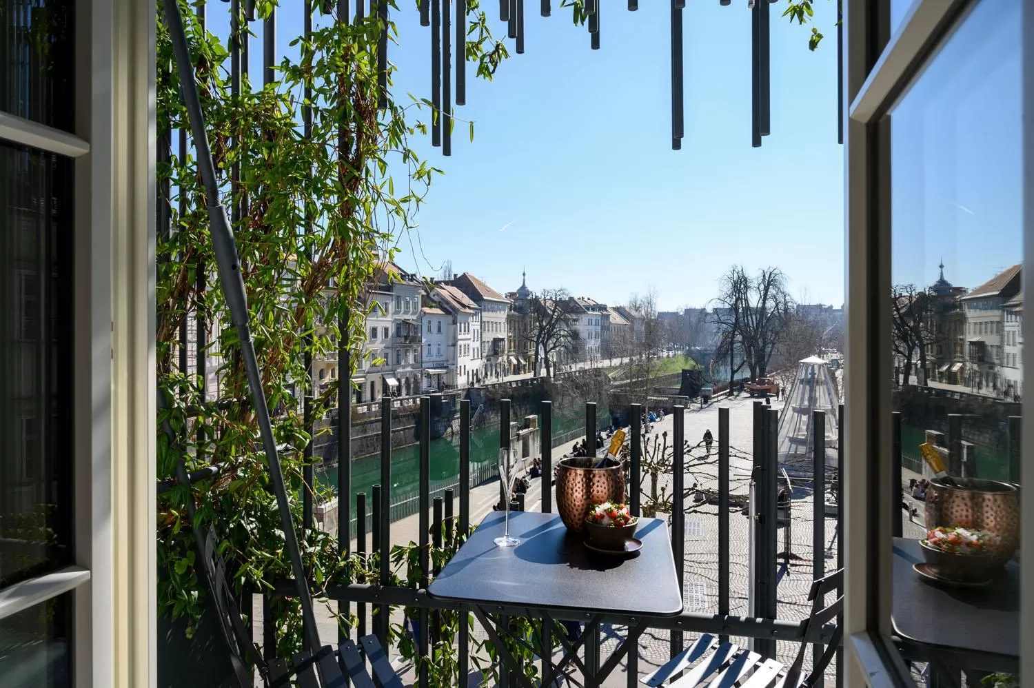 Balcony/Terrace in Zlata Ladjica Boutique Hotel