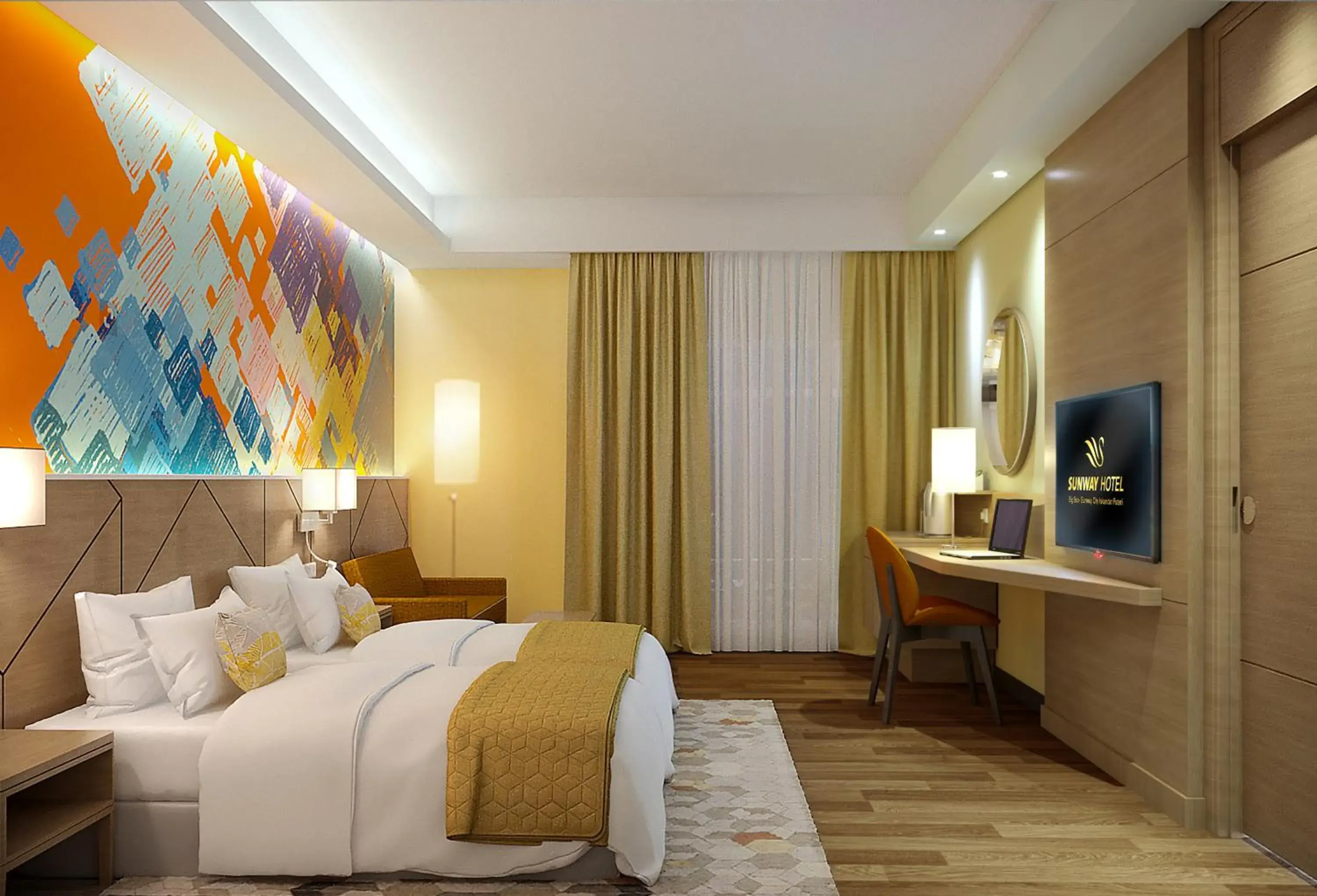 Deluxe Plus Twin in Sunway Hotel Big Box Deluxe Plus Twin in Sunway Hotel Big Box