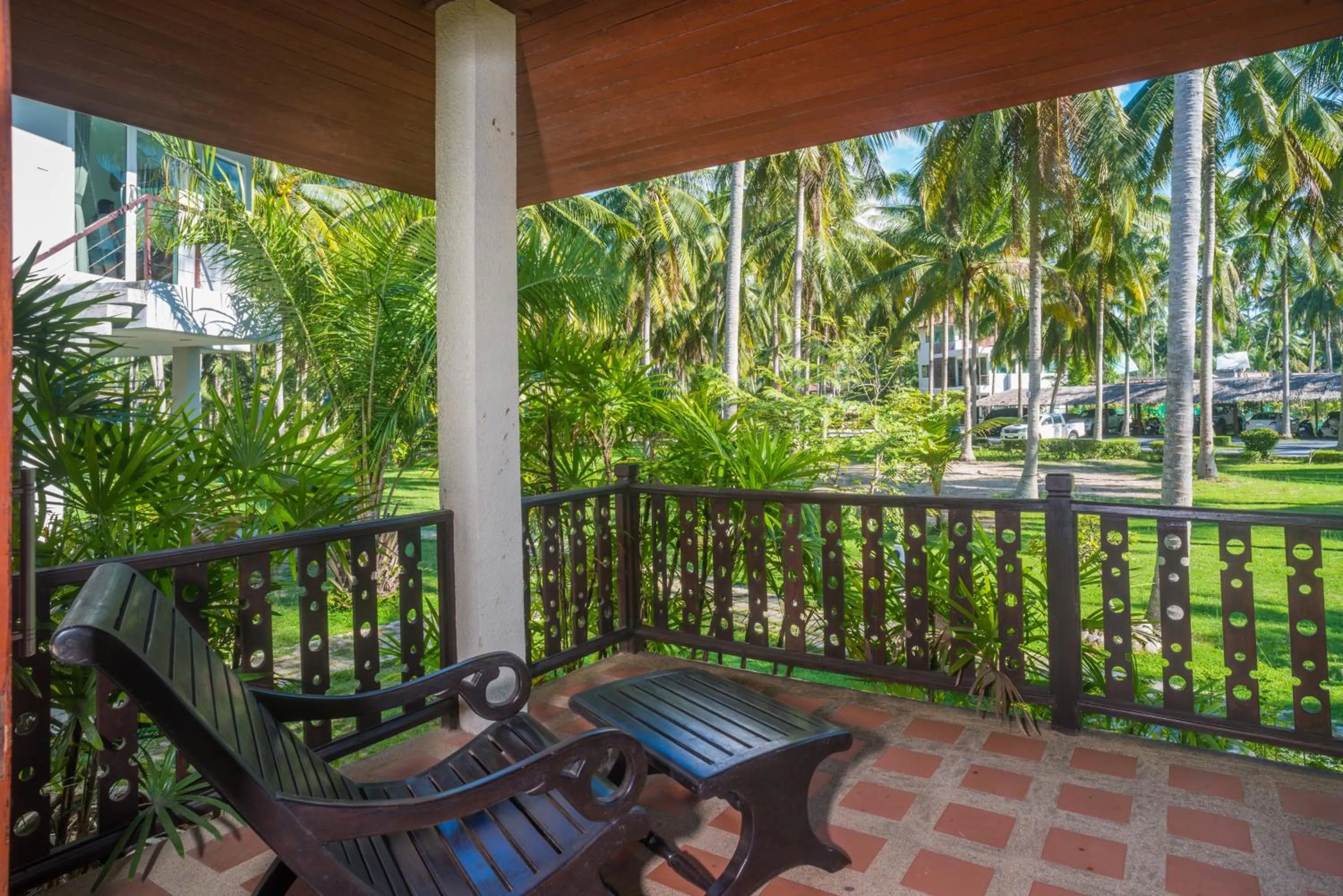 Balcony/Terrace in Am Samui Resort Taling Ngam