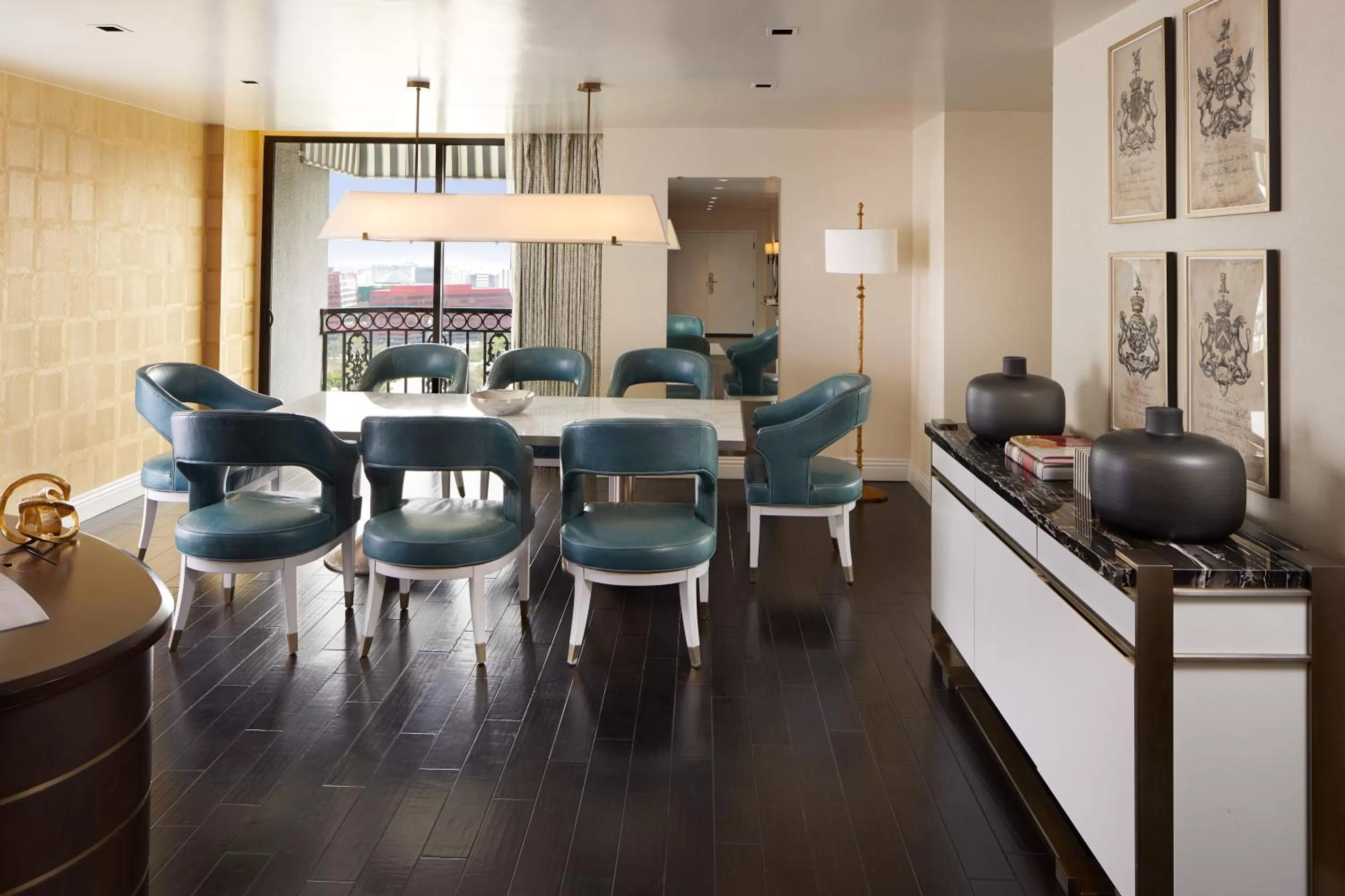 Dining area in The London West Hollywood at Beverly Hills