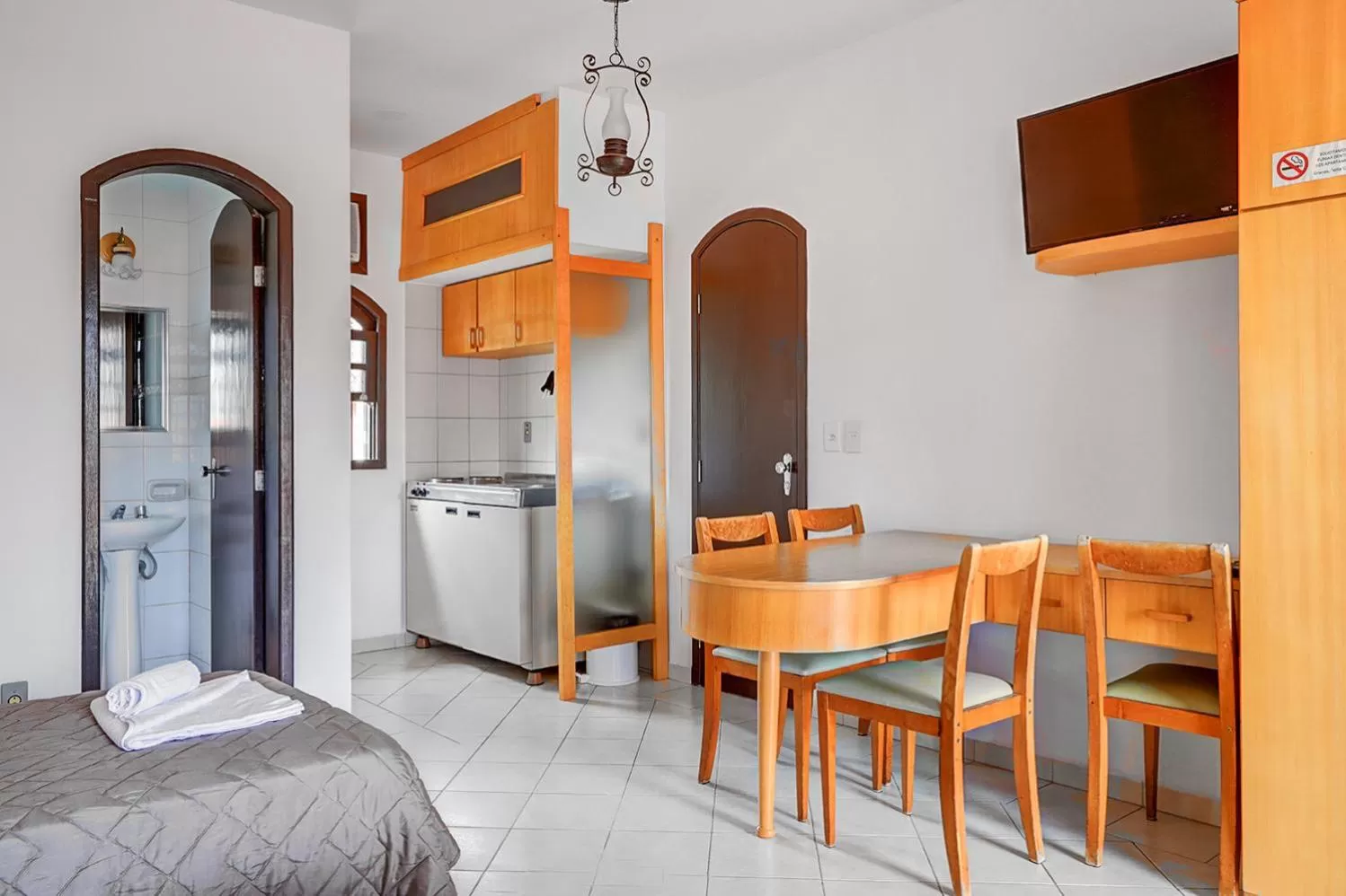 Kitchen or kitchenette in Elite Hotel