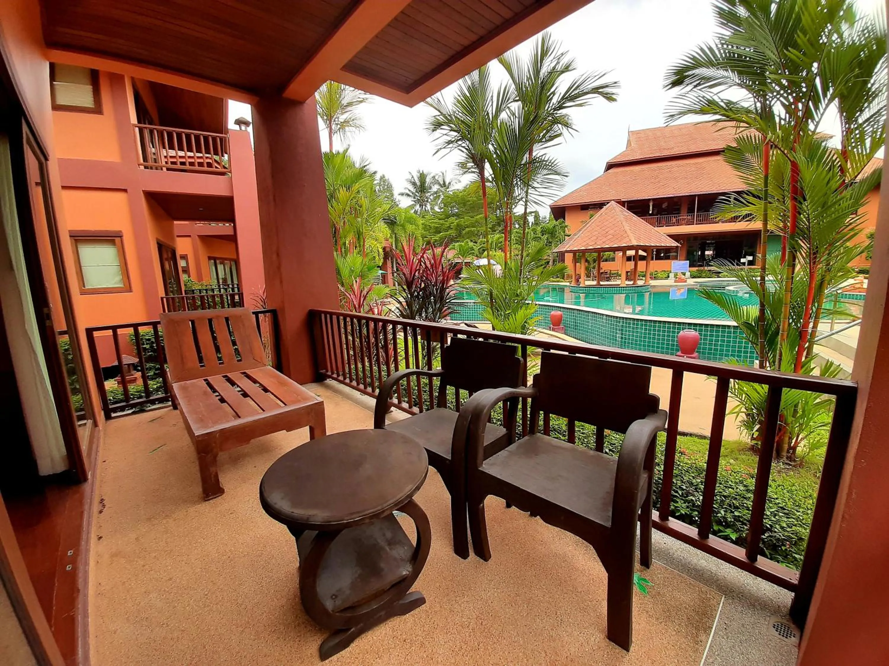 Balcony/Terrace in Andamanee Boutique Resort Aonang Krabi - Free Beach Shuttle
