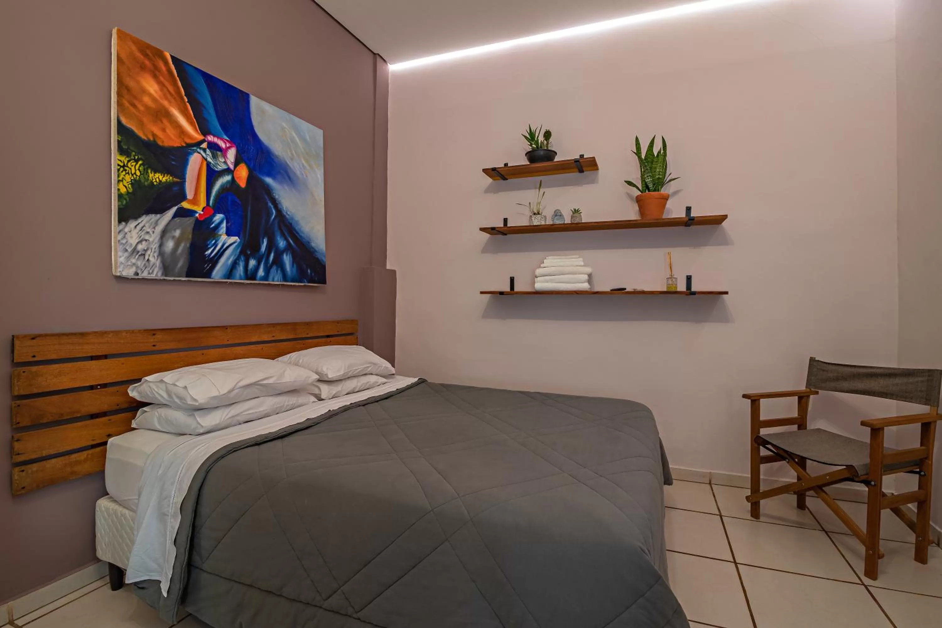 Bed in Suítes no Quintal