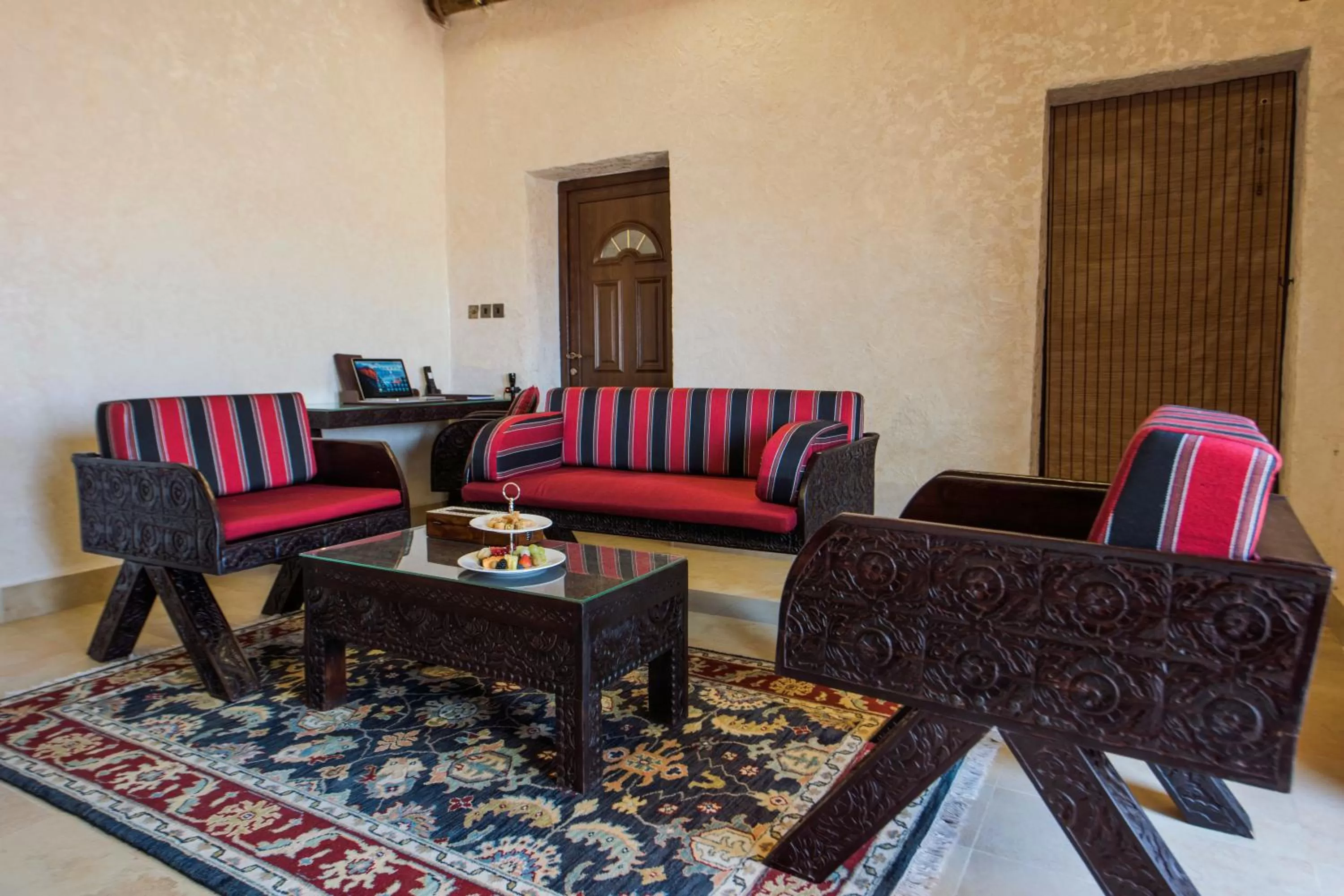 Seating area in Telal Resort Al Ain