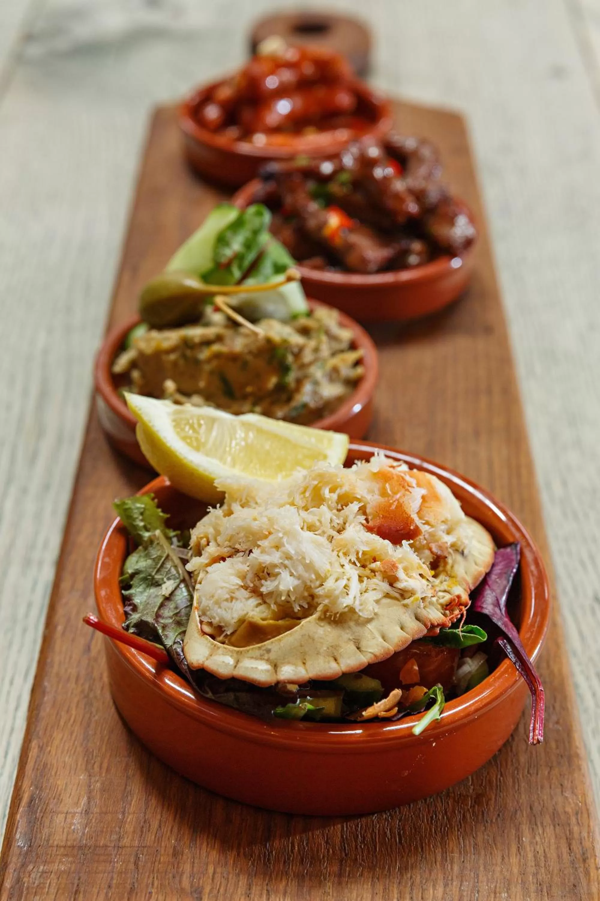 Food close-up in Byfords