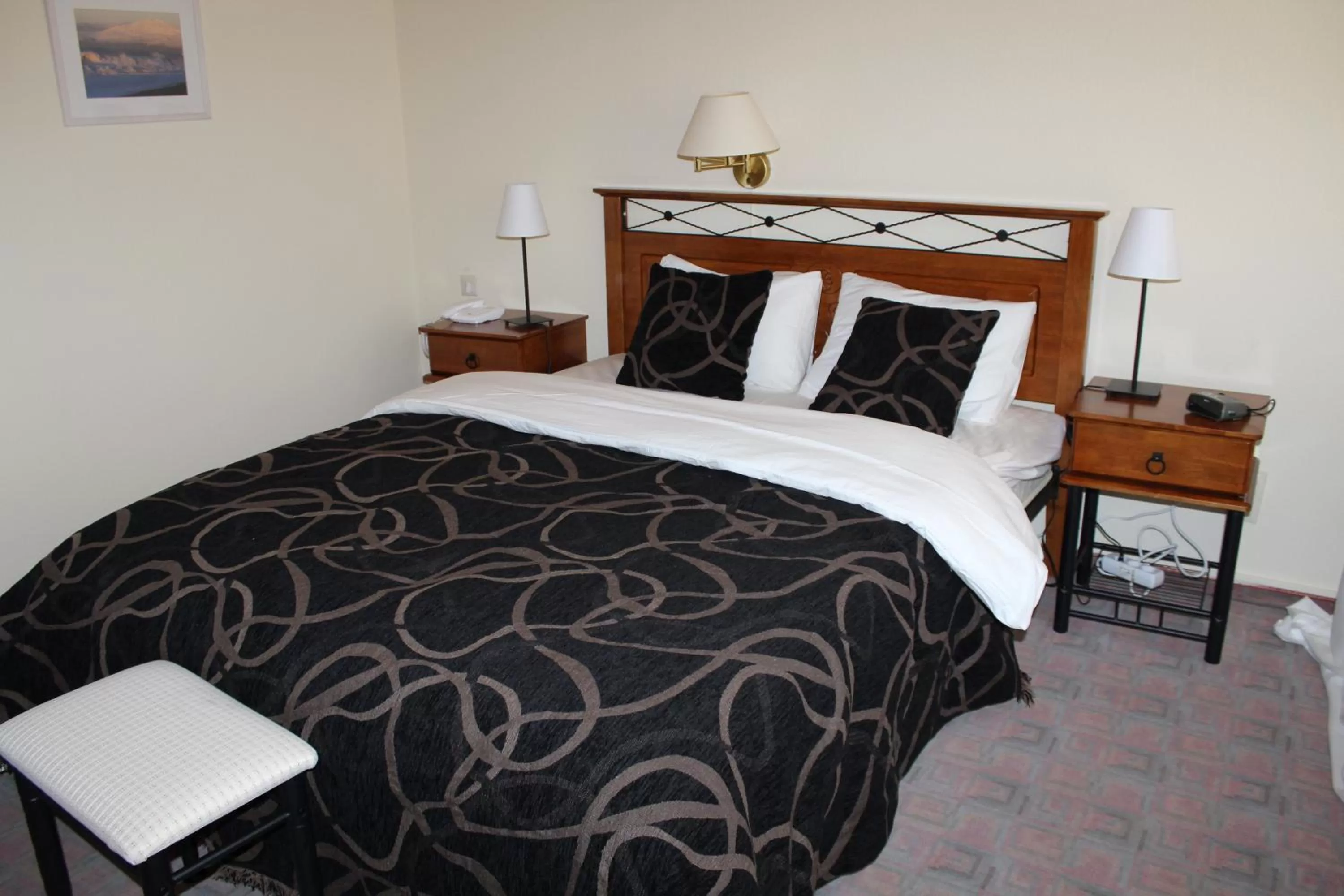 Bed in Hotel Tannenhof