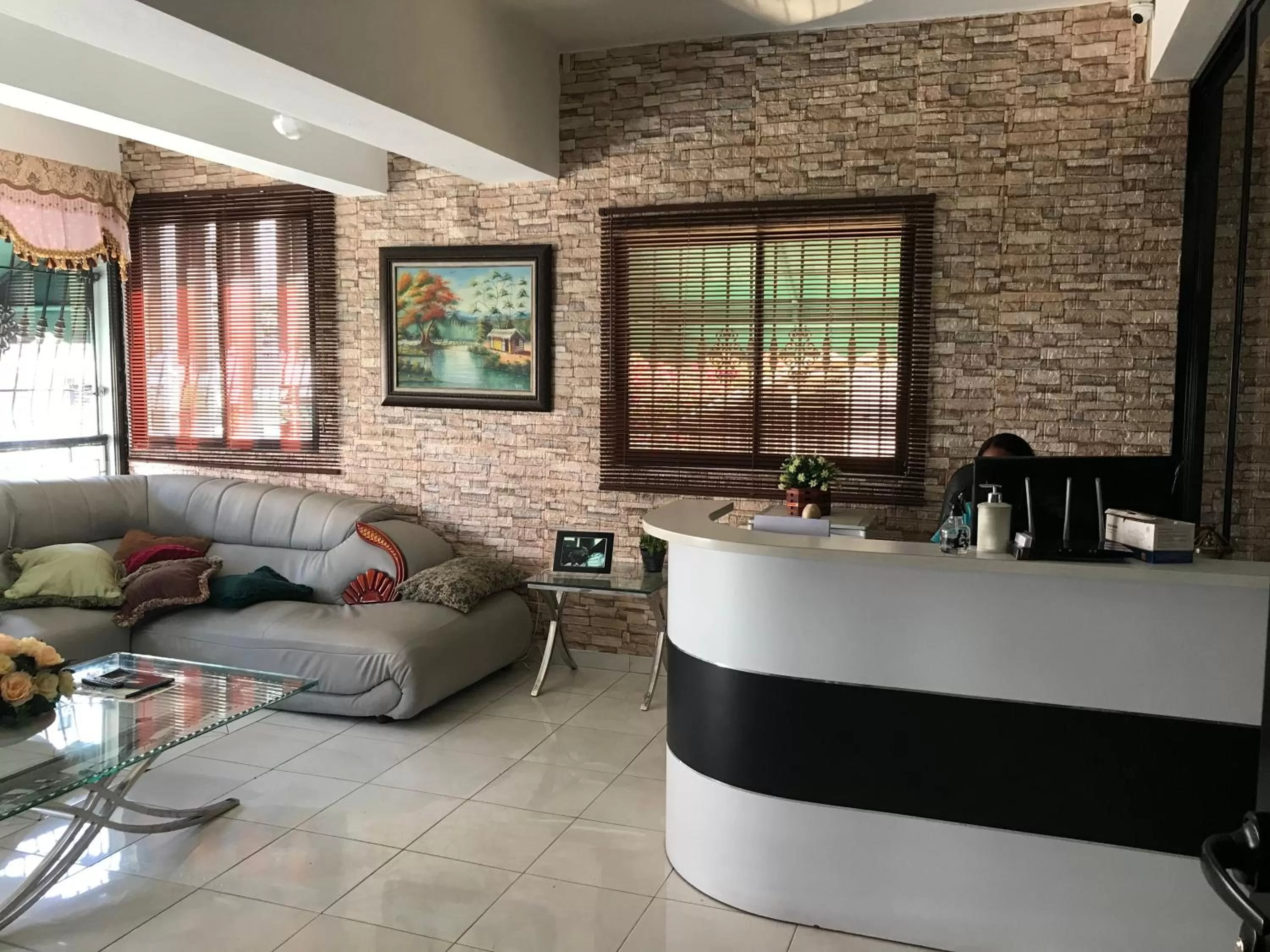 Seating area in Torres Apart Studio