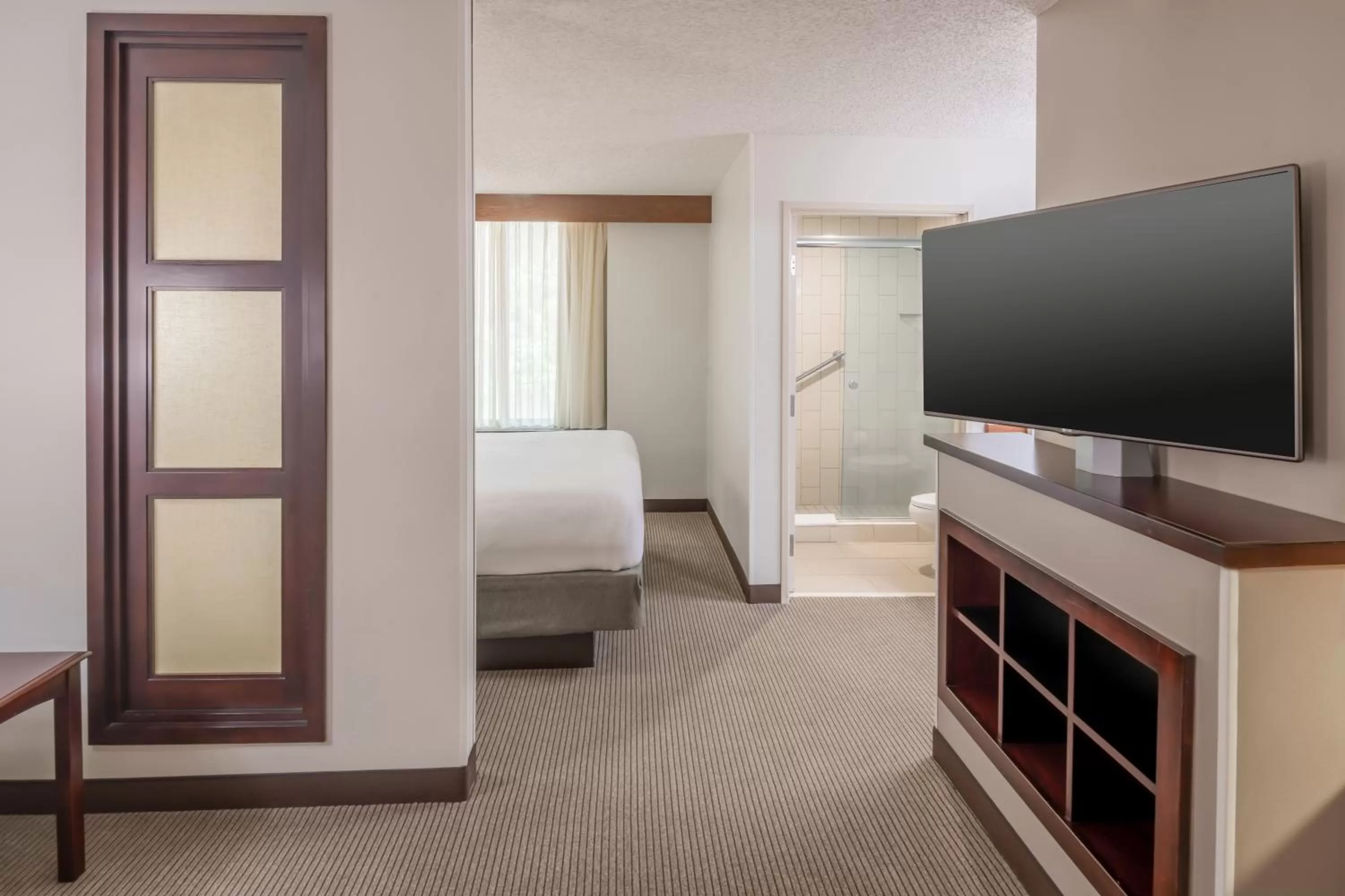 Photo of the whole room, Bed in Hyatt Place College Station