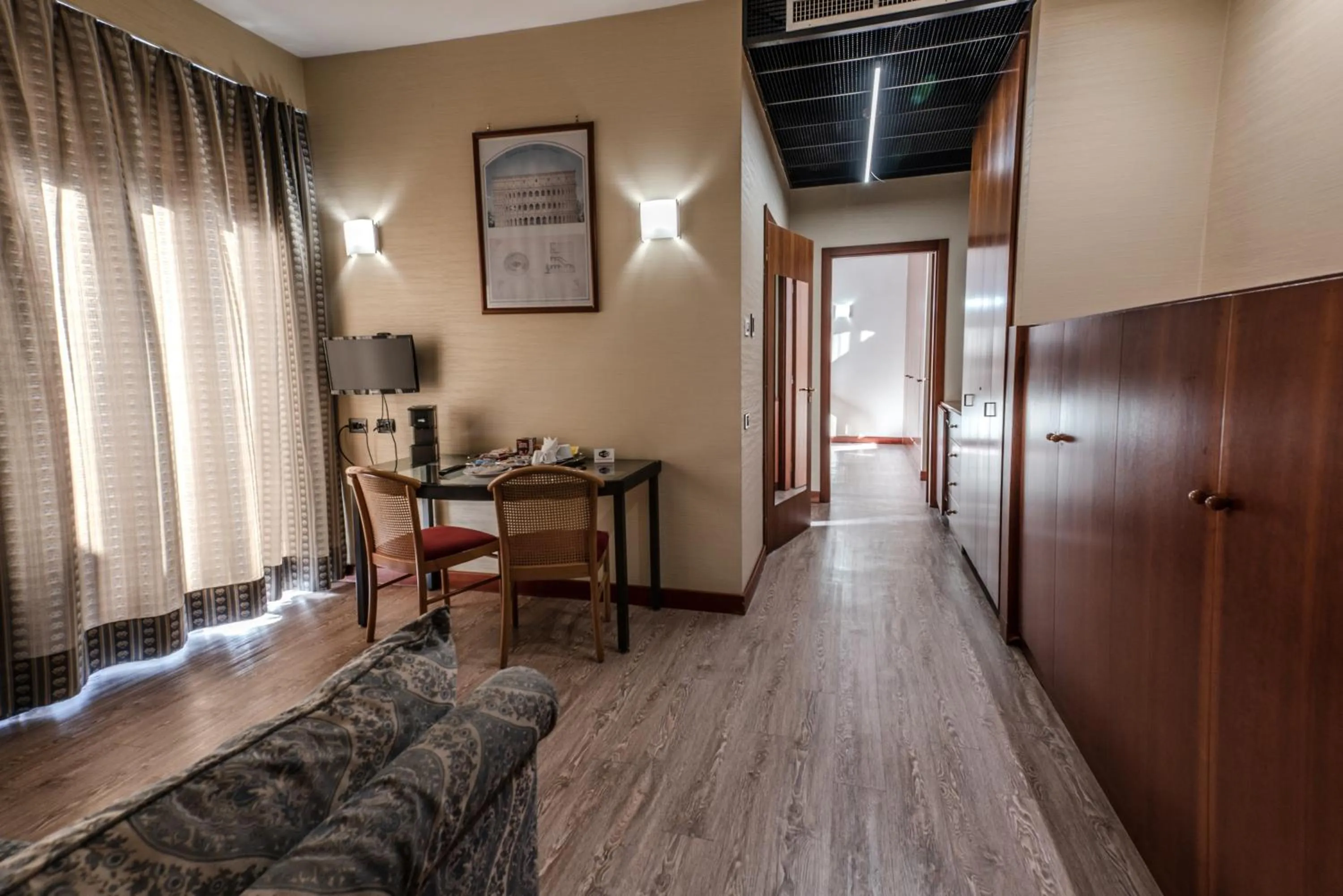 Seating area in Hotel Petra