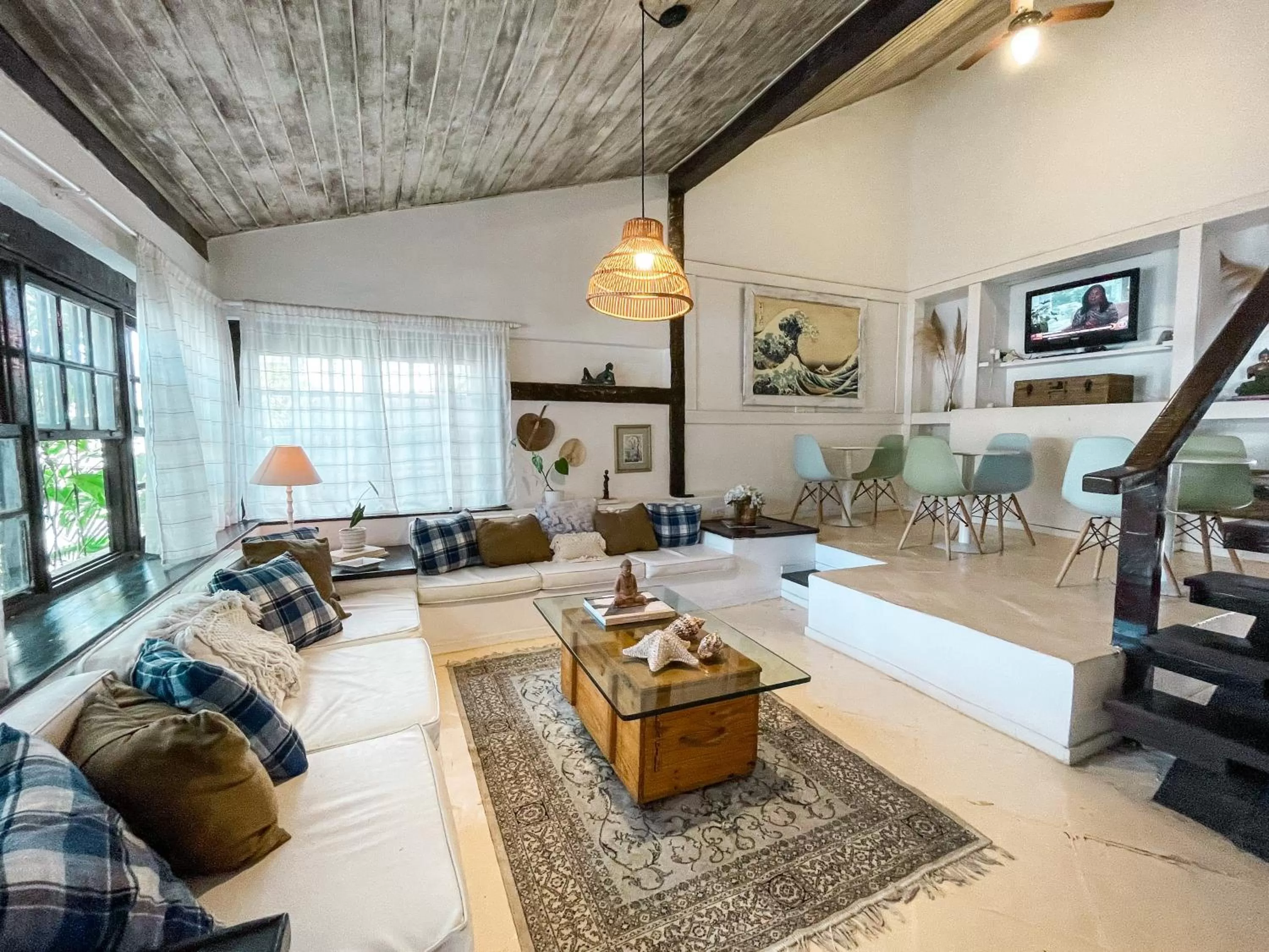 Communal lounge/ TV room, Seating Area in Pousada Marittima