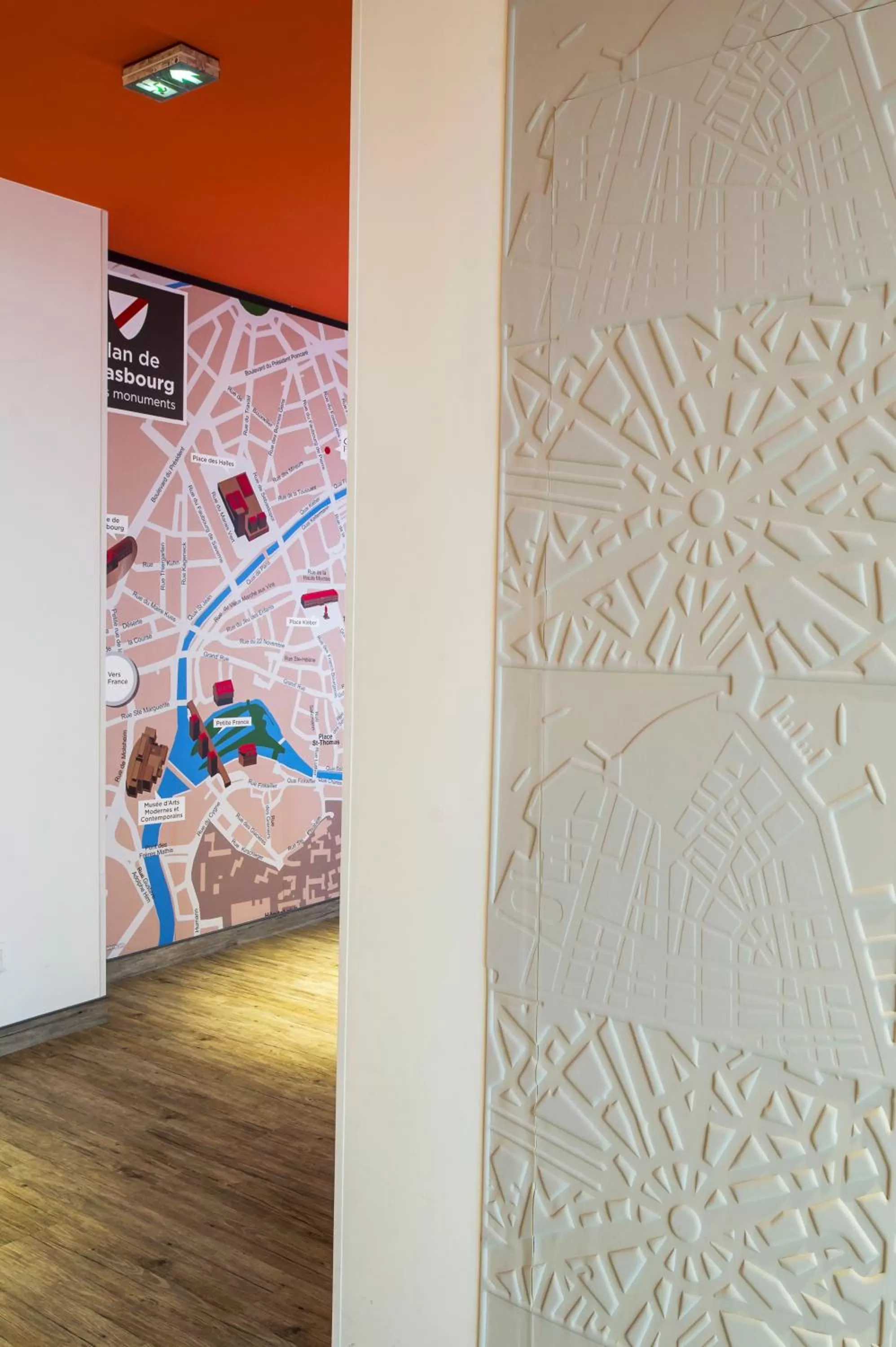 Decorative detail in Hôtel Couvent du Franciscain Centre ville