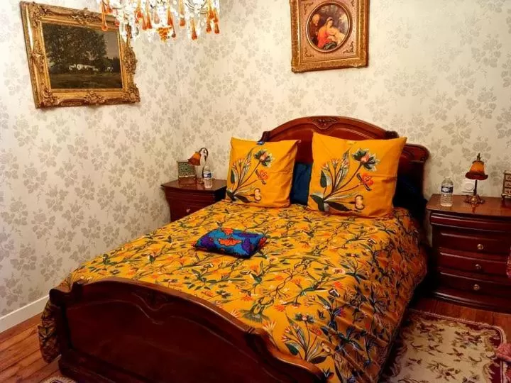 Bedroom, Bed in Breizh & Breakfast