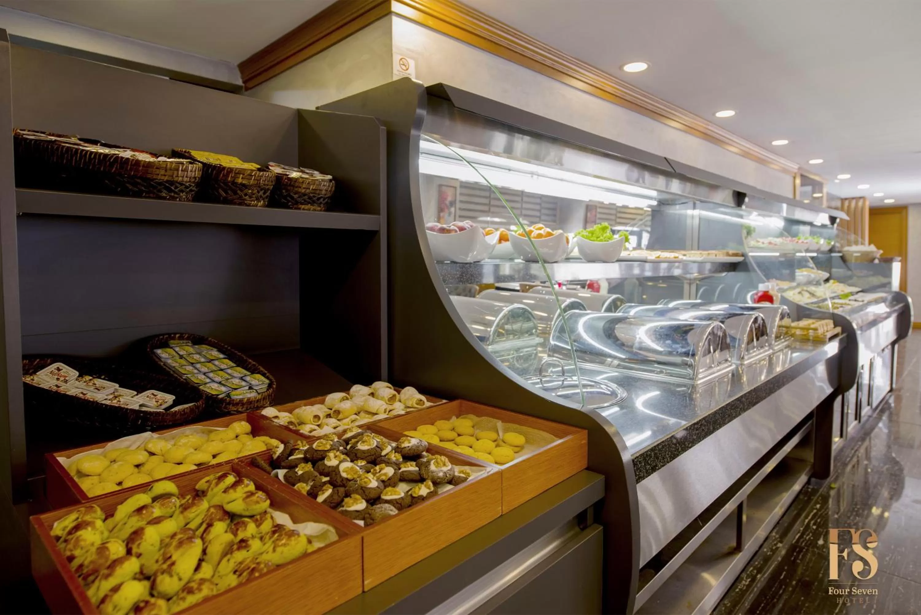 Buffet breakfast in FOUR SEVEN HOTEL