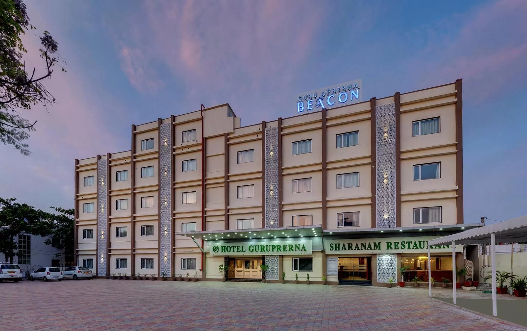 Facade/entrance in Guruprerna Beacon Resort, Dwarka