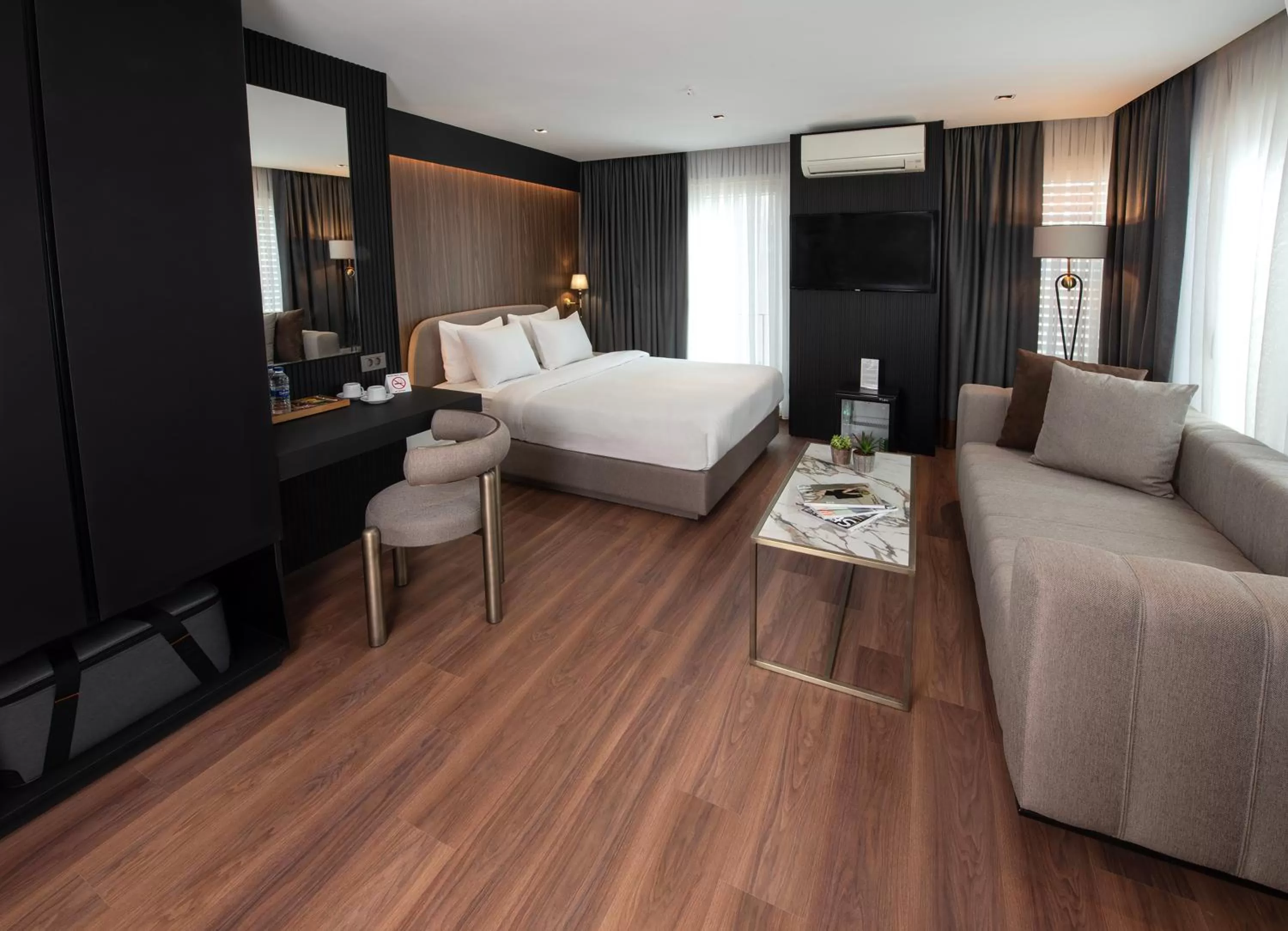 Bed in Hotel Bosfora