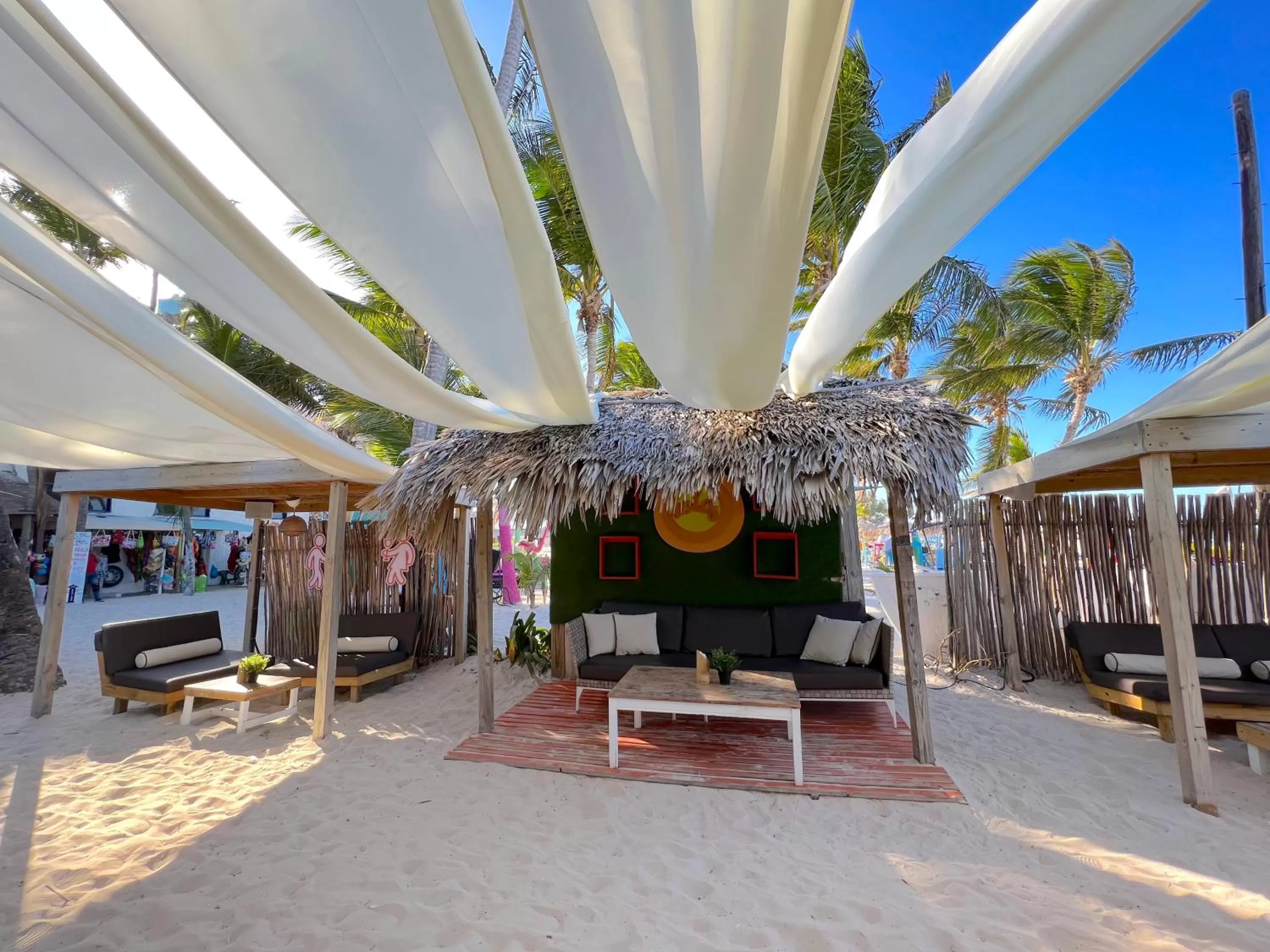 Patio in TROPICAL VILLAGE playa LOS CORALES