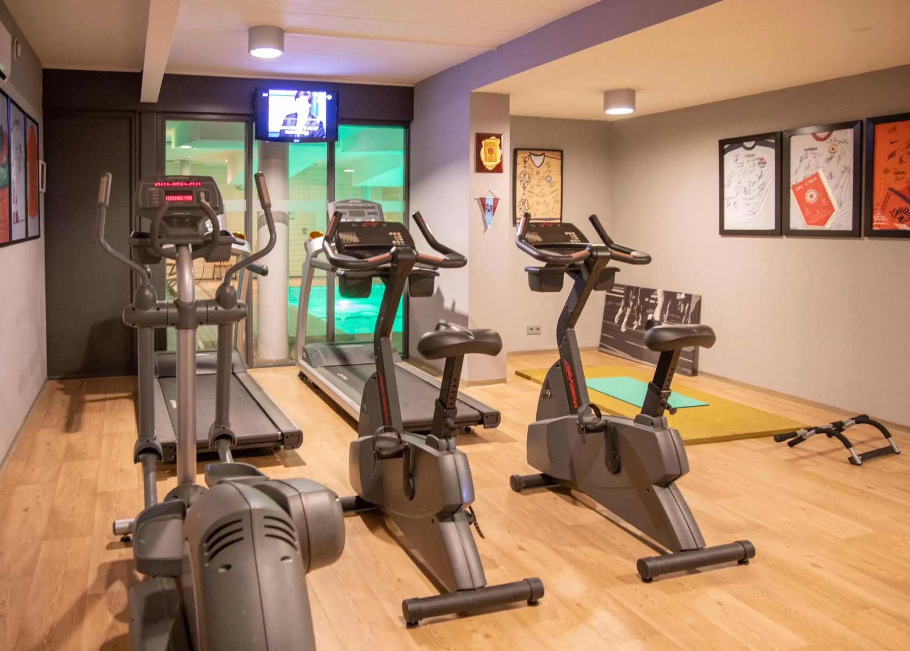Fitness centre/facilities in Fletcher Hotel-Restaurant Klein Zwitserland