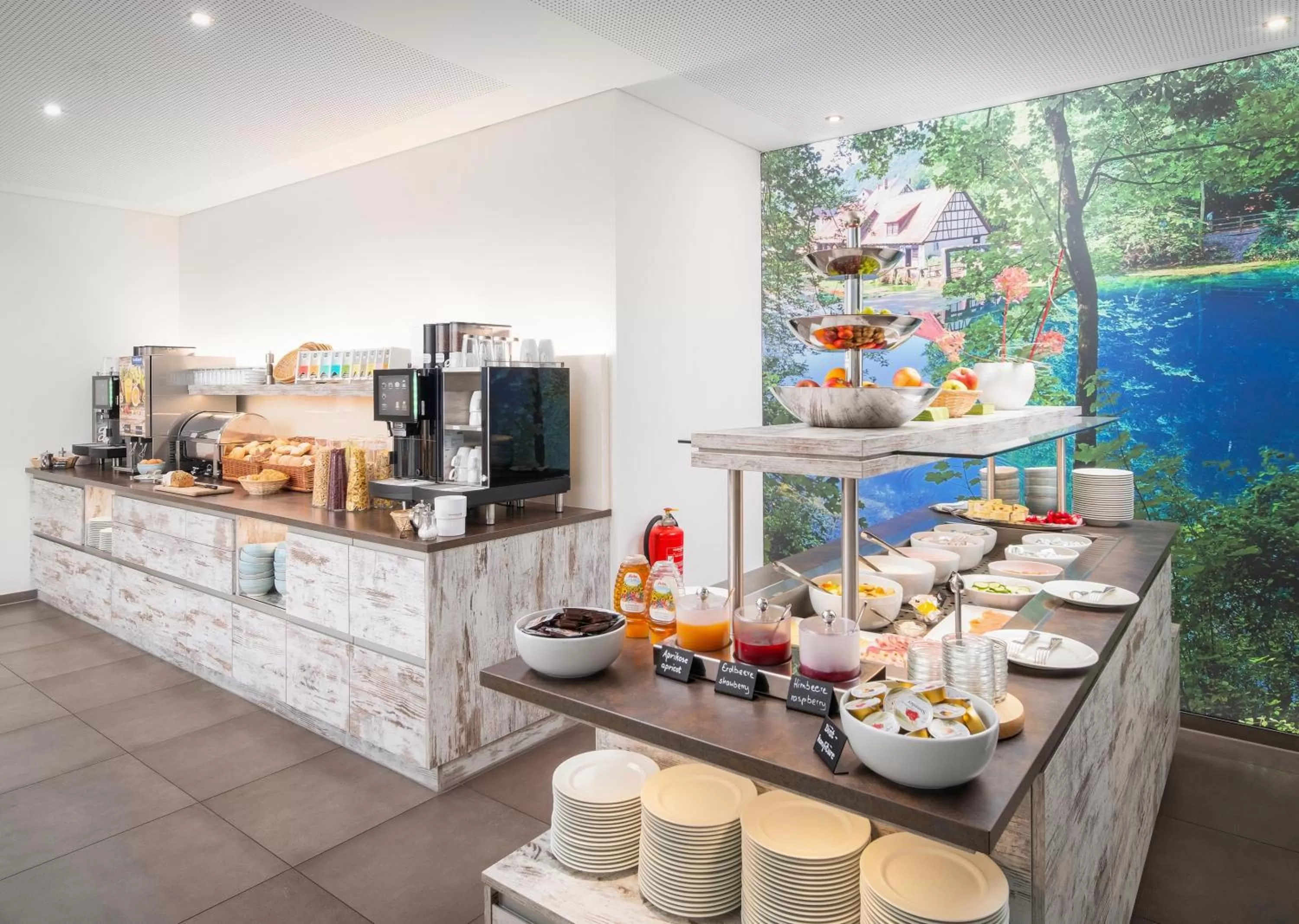 Buffet breakfast in Alb Inn - Hotel & Apartments