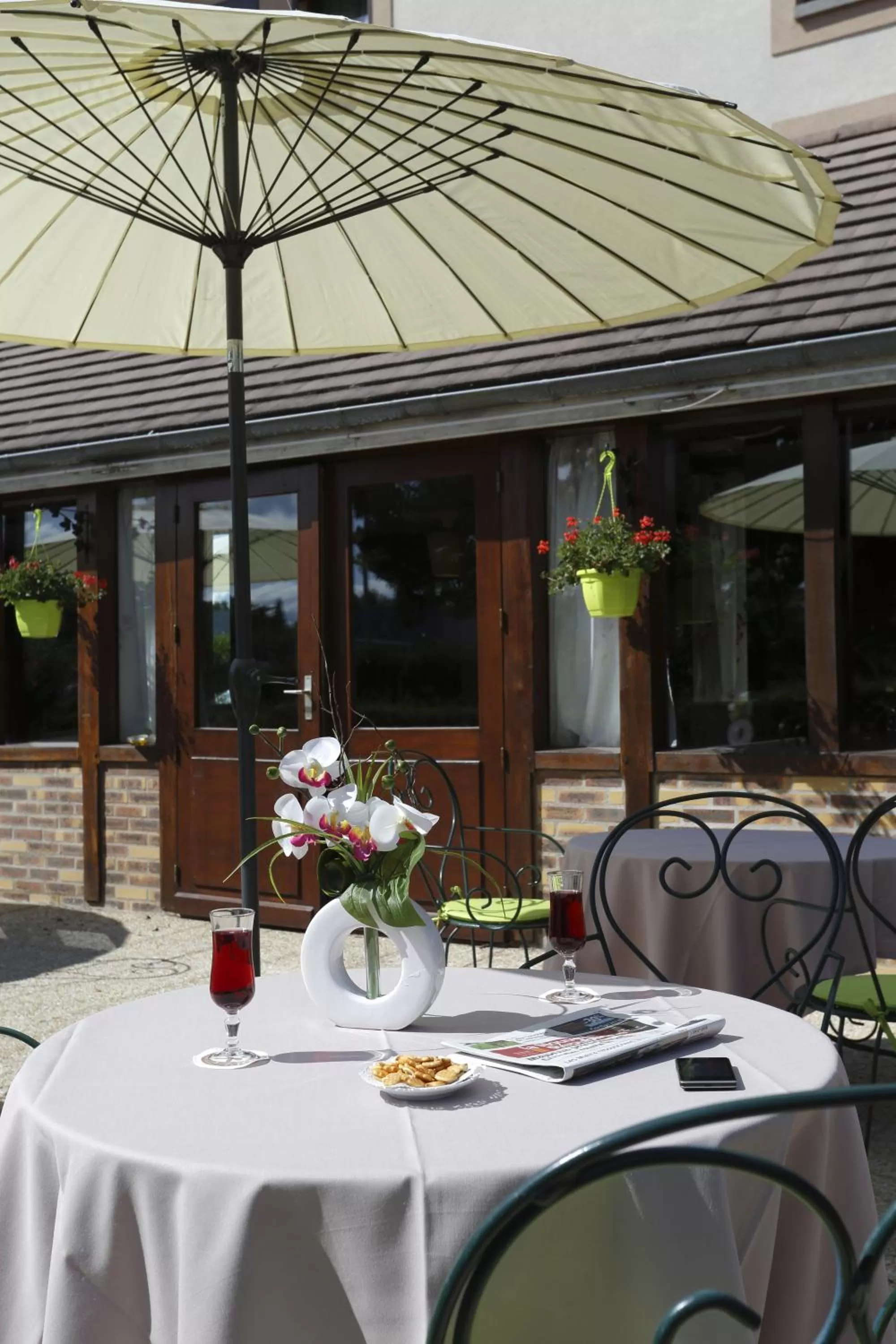 Balcony/Terrace in IKAR - Fasthotel Blois