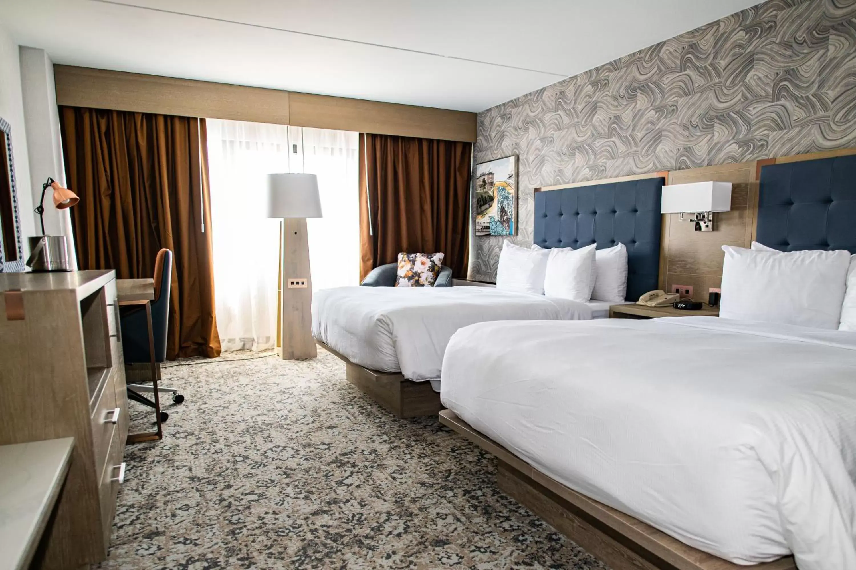 Bed in The Poughkeepsie Grand Hotel Bed in The Poughkeepsie Grand Hotel