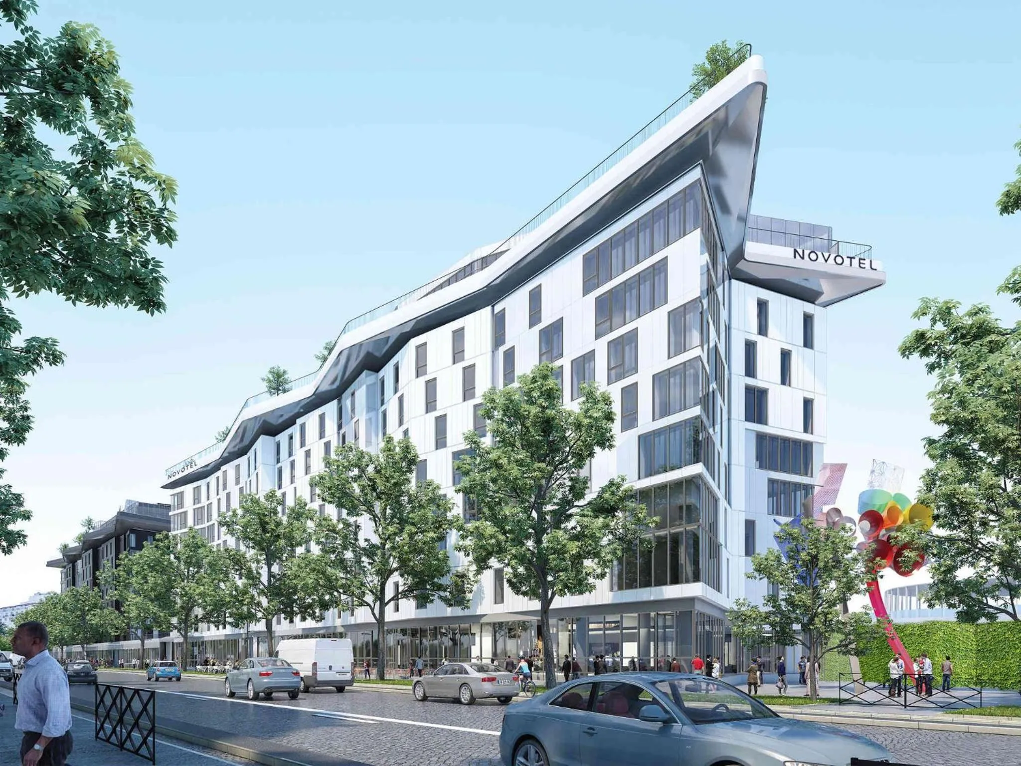 Property building in Novotel Paris Porte Versailles