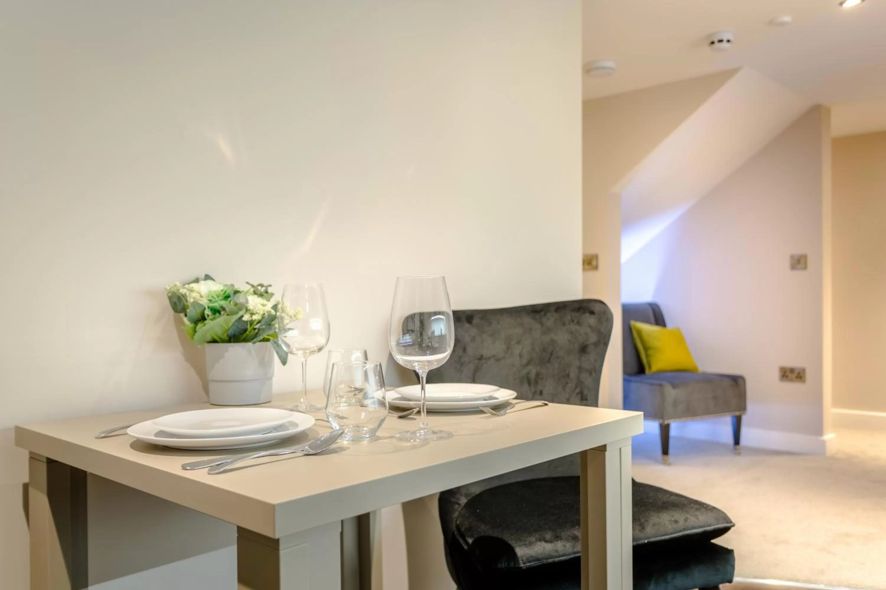 Dining area in Heritage Mews Nottingham