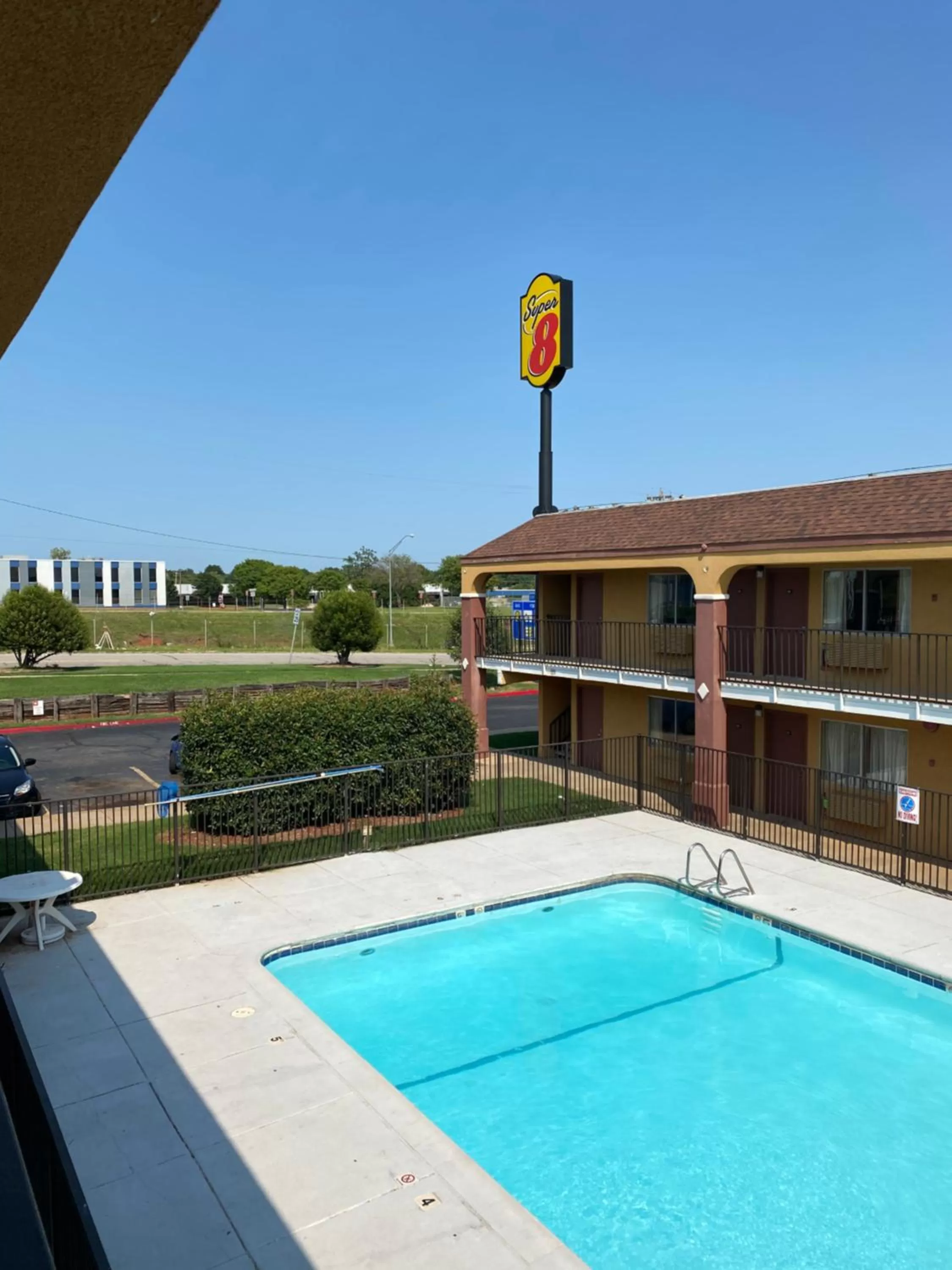Swimming pool in Super 8 by Wyndham Midwest City OK