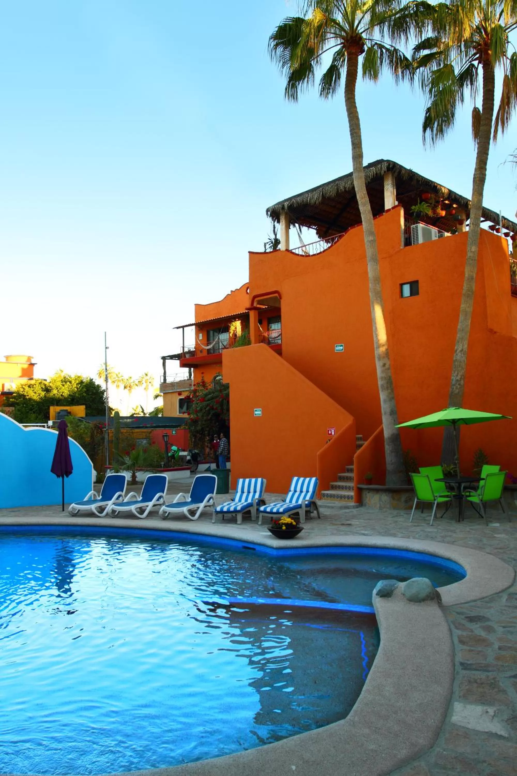 Swimming pool in Hotel Posada Luna Sol