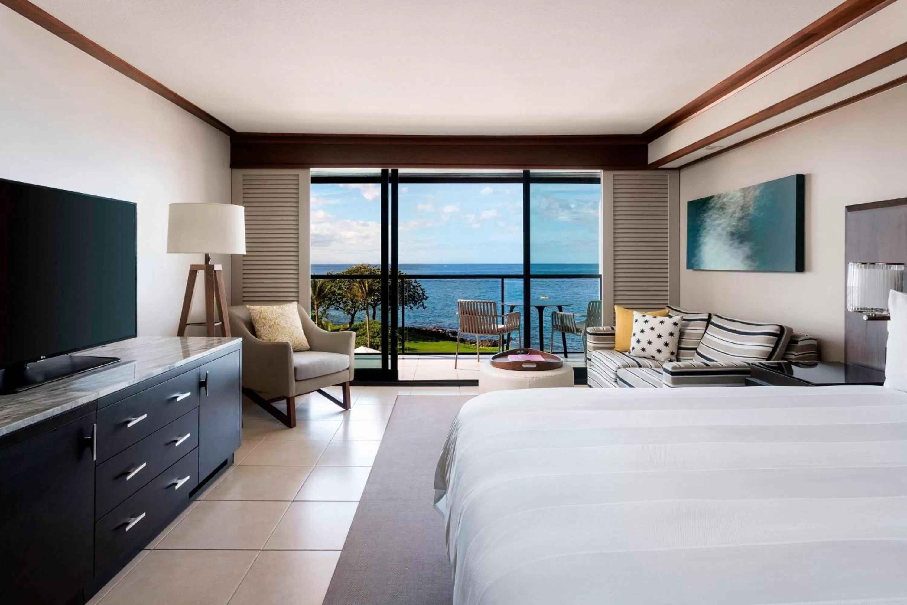 King Room with Ocean View and Roll-in Shower - Mobility Accessible in Wailea Beach Resort - Marriott, Maui