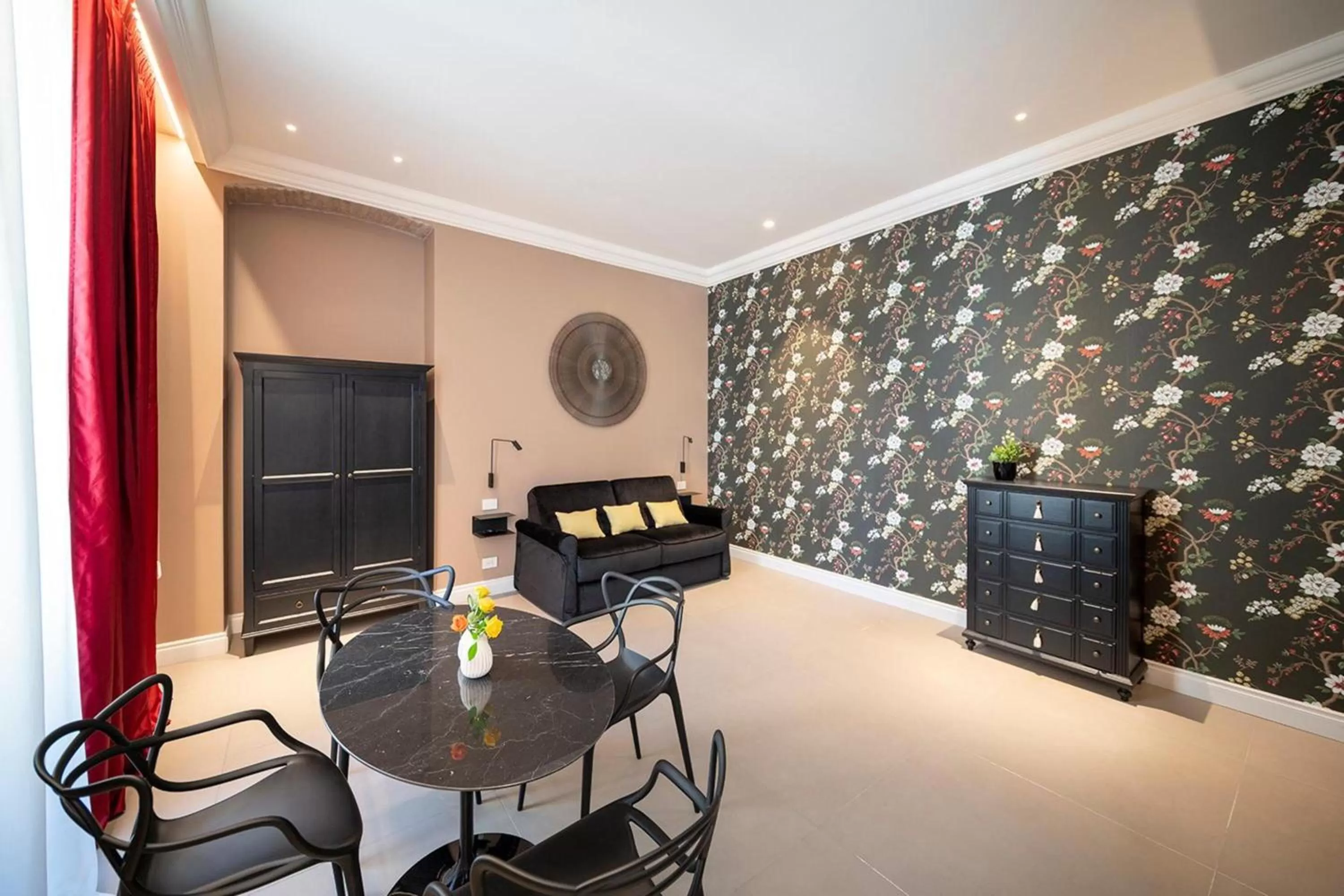 Living room, Dining Area in Boutique Central Apartments- Happy Rentals