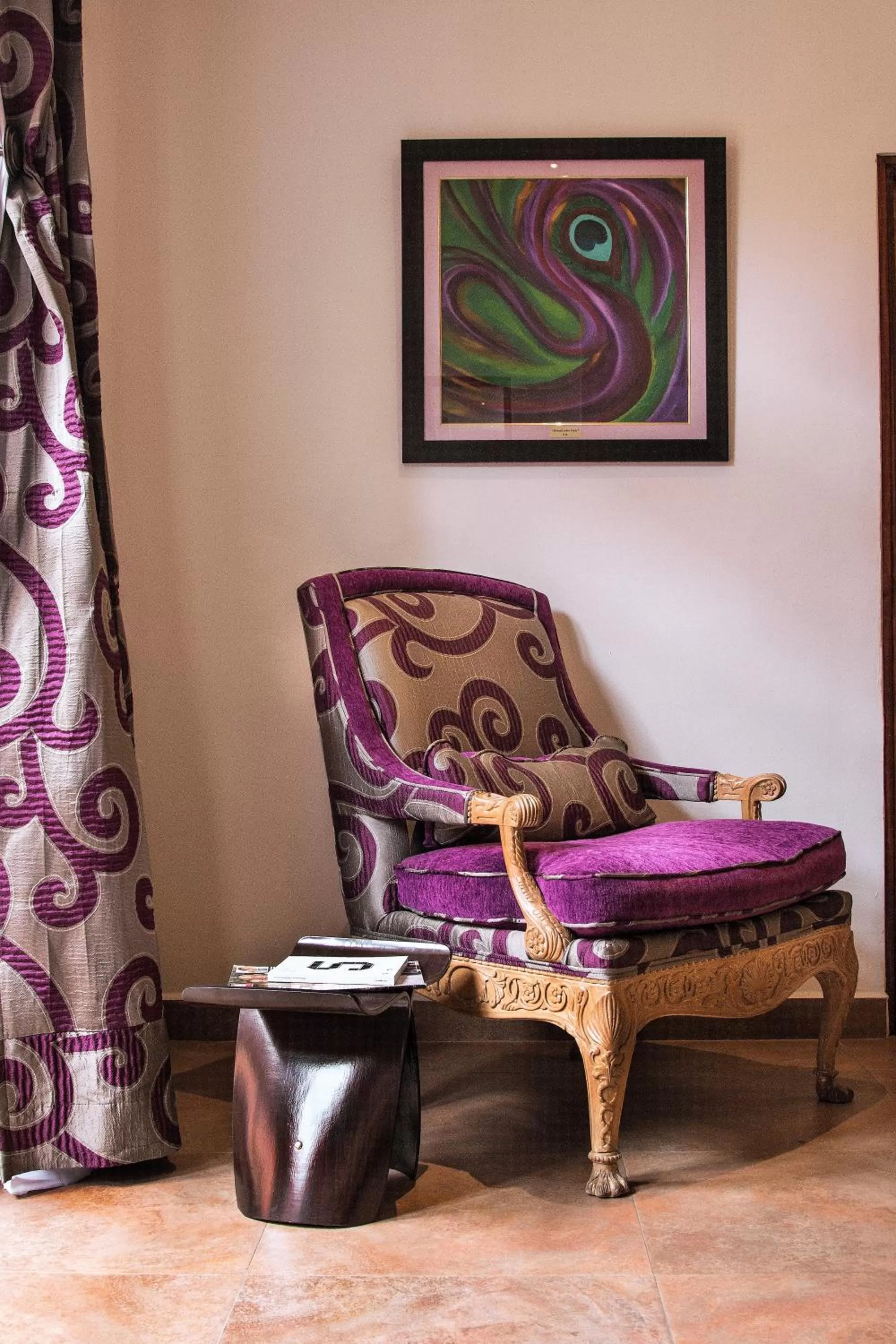 Seating area in La Isabela Suites