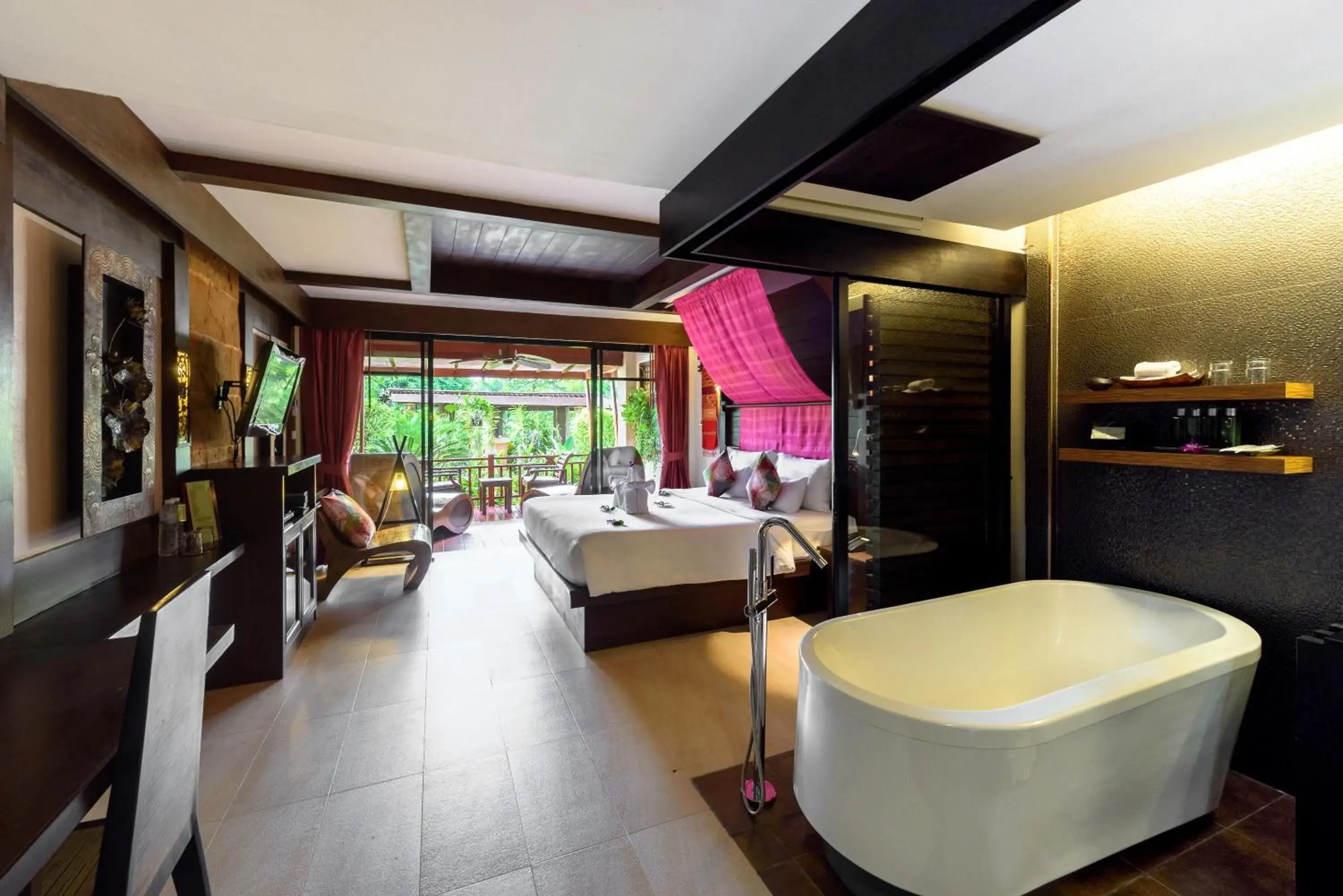 Deluxe Double or Twin Room with Garden View in Samui Jasmine Resort - SHA Plus Deluxe Double or Twin Room with Garden View in Samui Jasmine Resort - SHA Plus