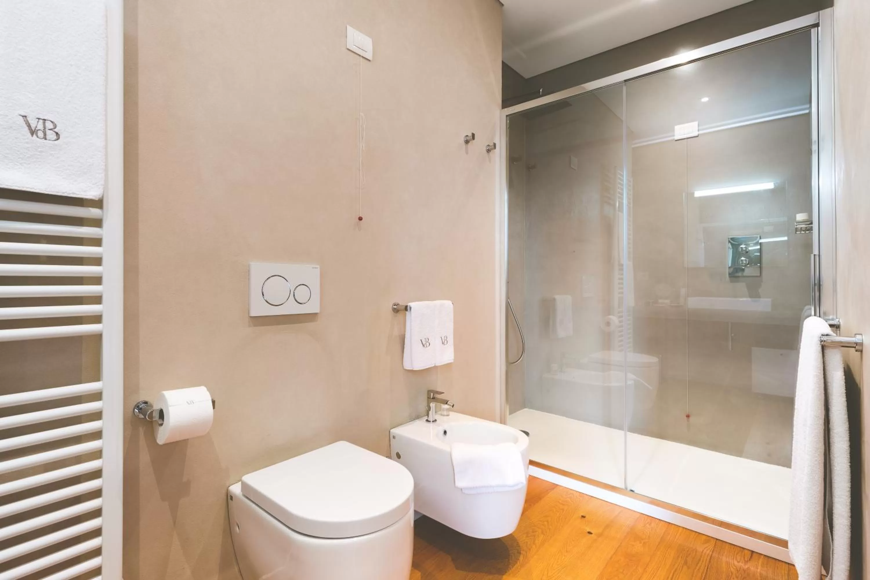 Shower in Relais Villa del Borgo