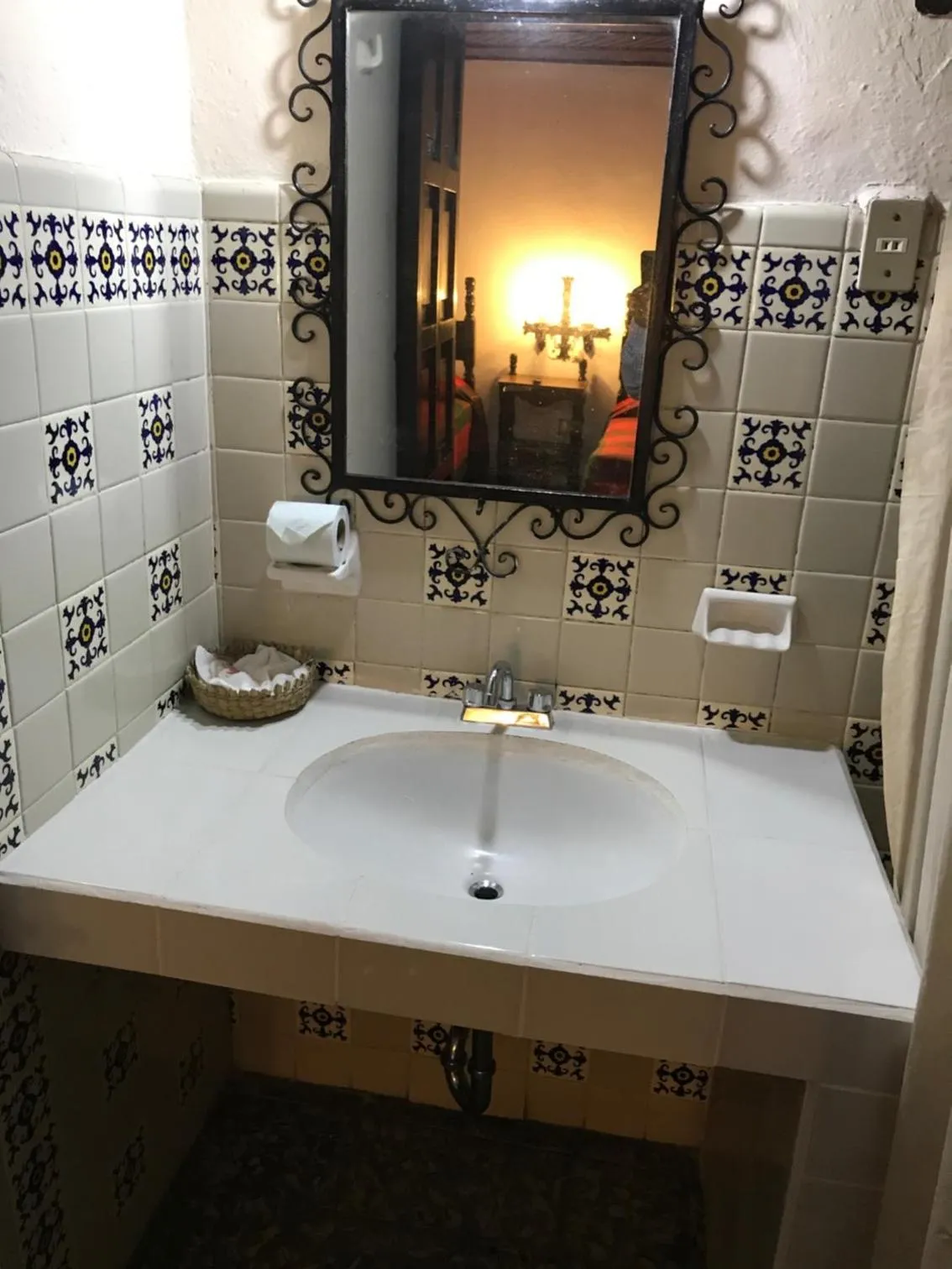 Bathroom in Hotel Villa de Flores