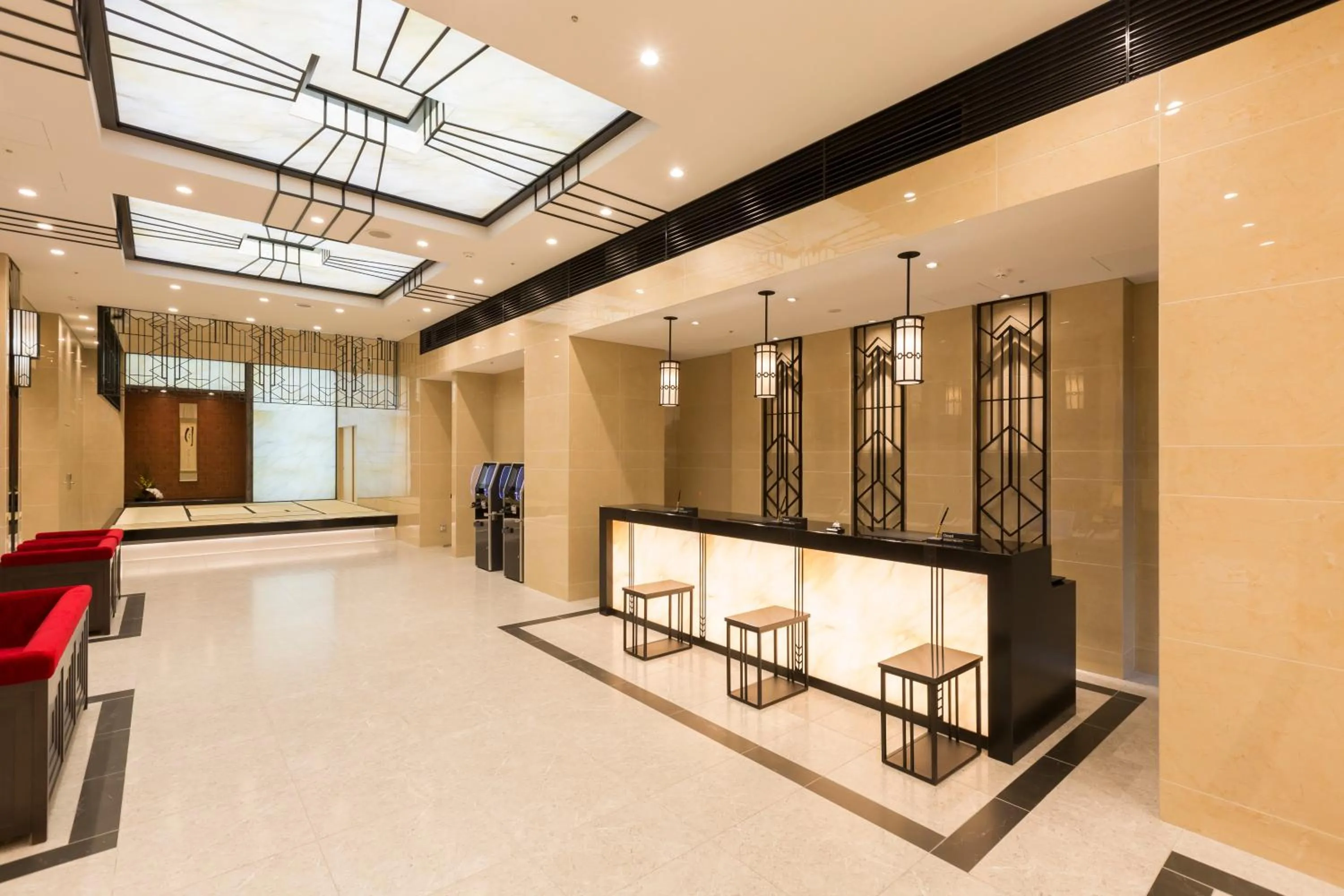 Lobby or reception in Hotel Dans Le Coeur Osaka Umeda