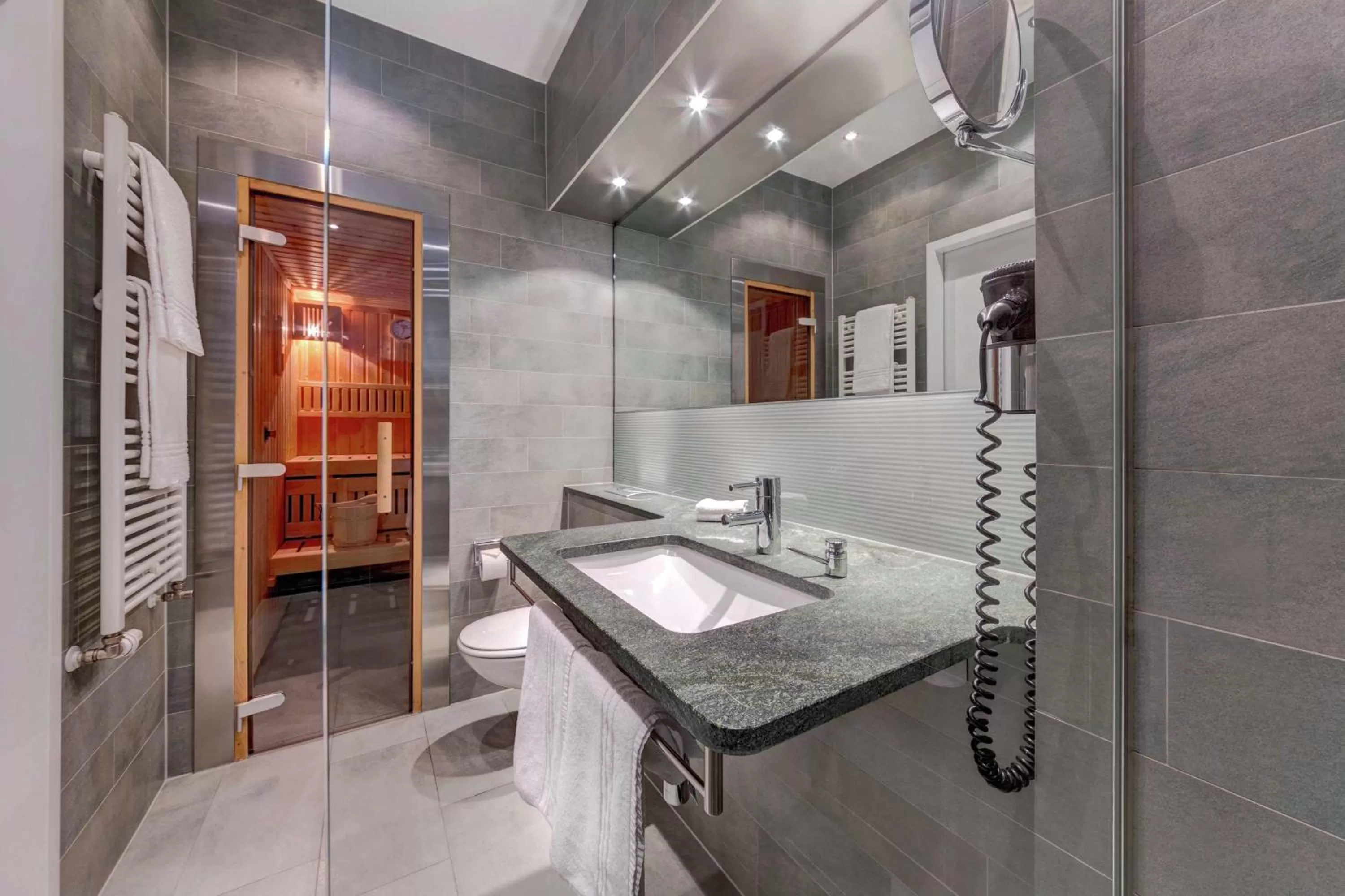 Bathroom in Hilton Garden Inn Stuttgart NeckarPark