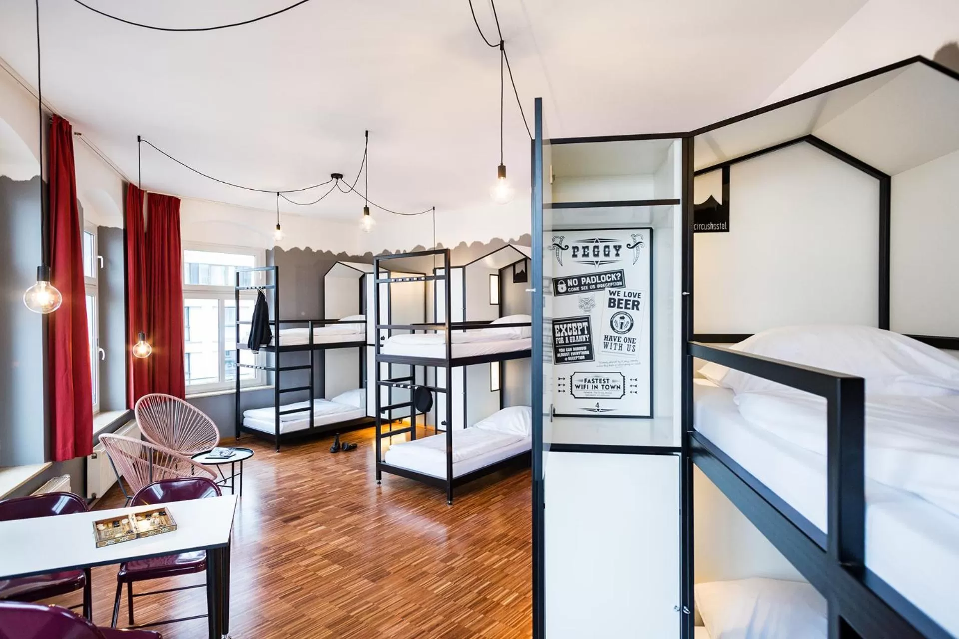 Bedroom, Bed in The Circus Hostel