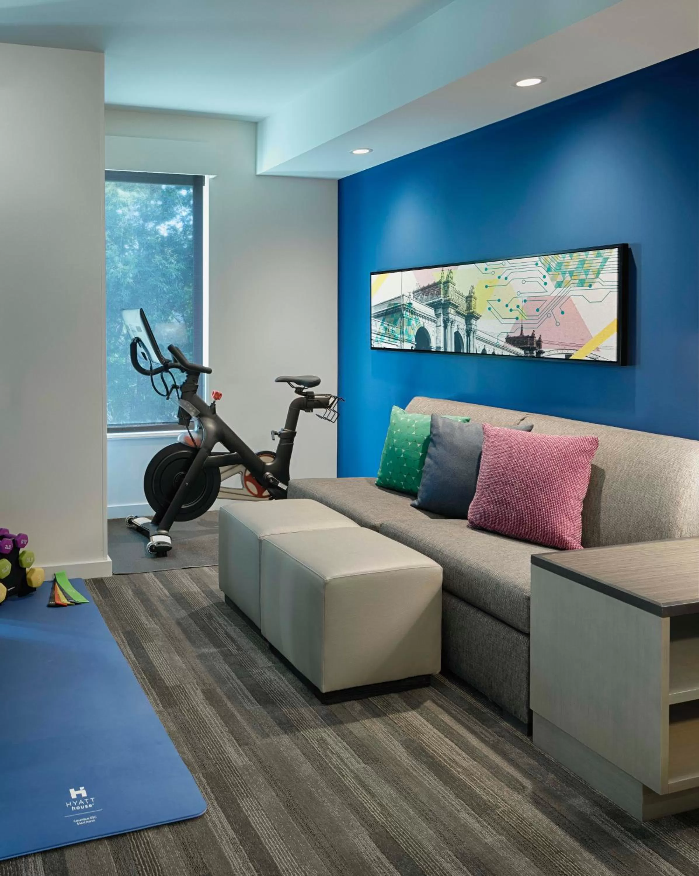 Fitness centre/facilities in Hyatt House Columbus OSU Short North