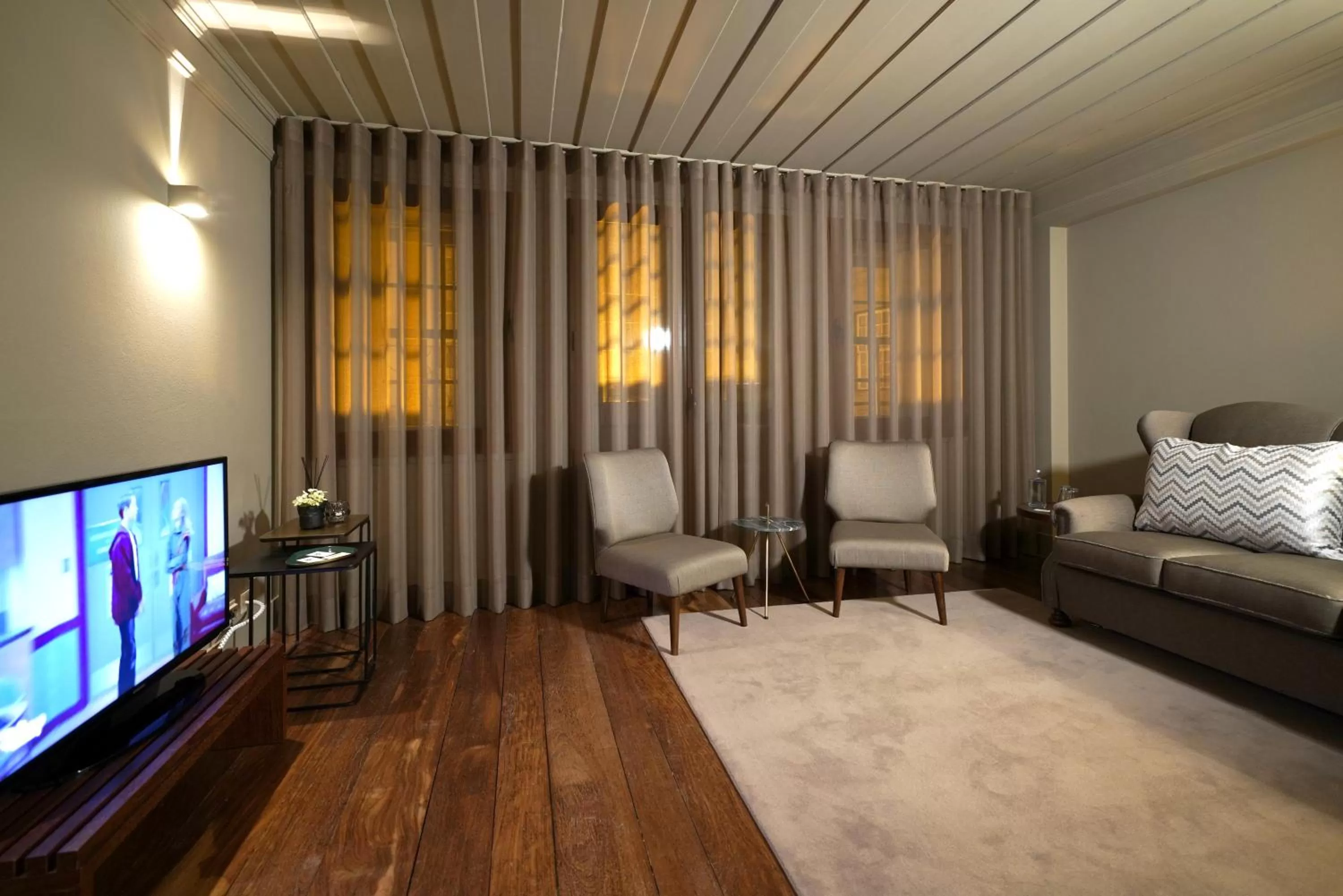 Seating area in Hotel da Oliveira