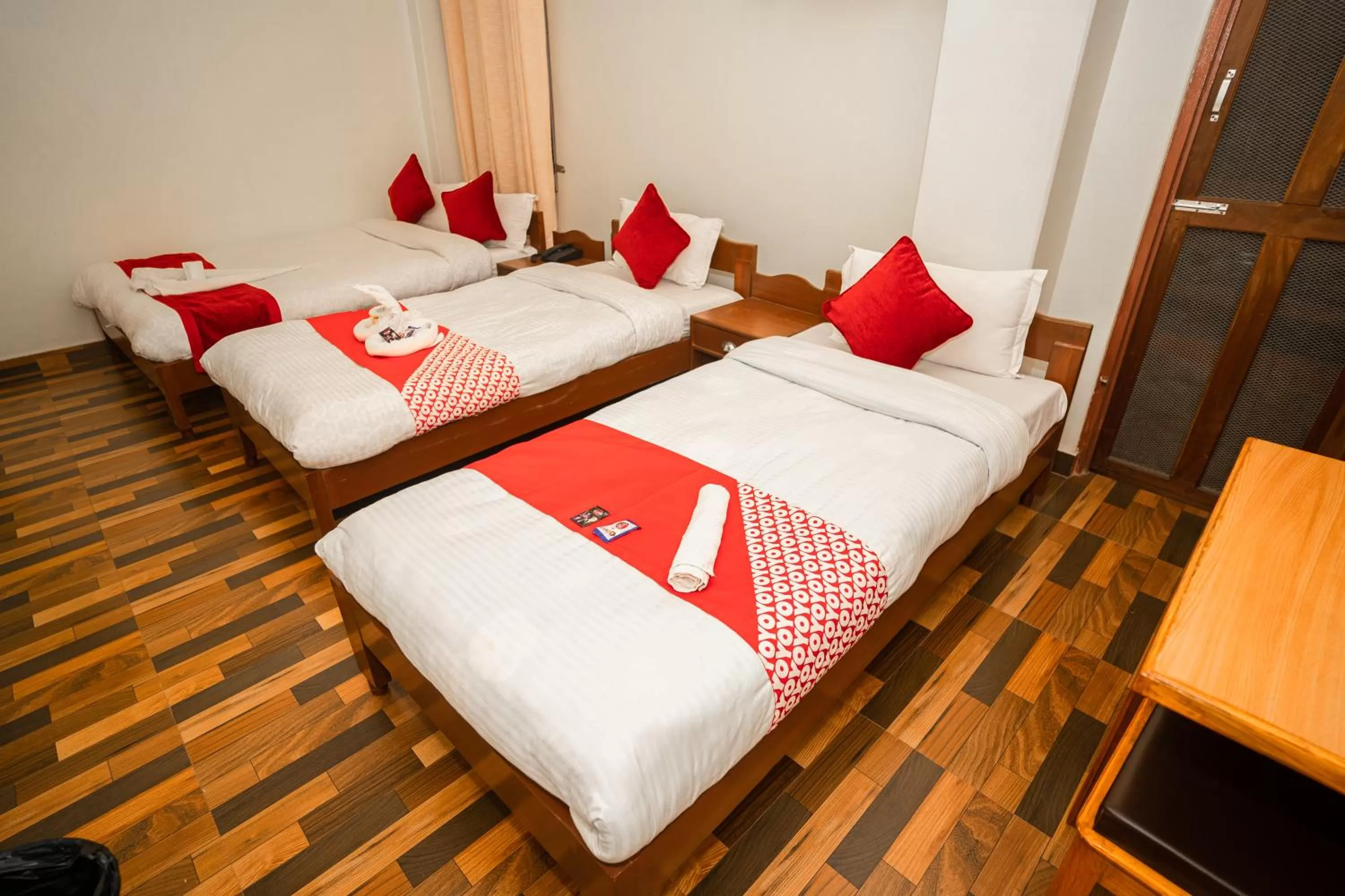 Photo of the whole room, Bed in Hotel Dela Mount Pokhara