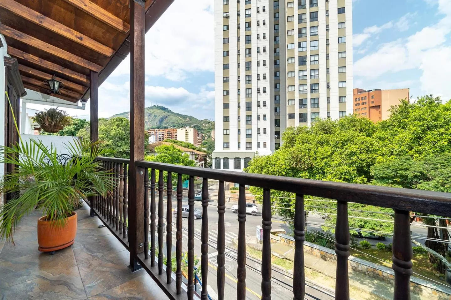 Balcony/Terrace in Santiago DC Hotel