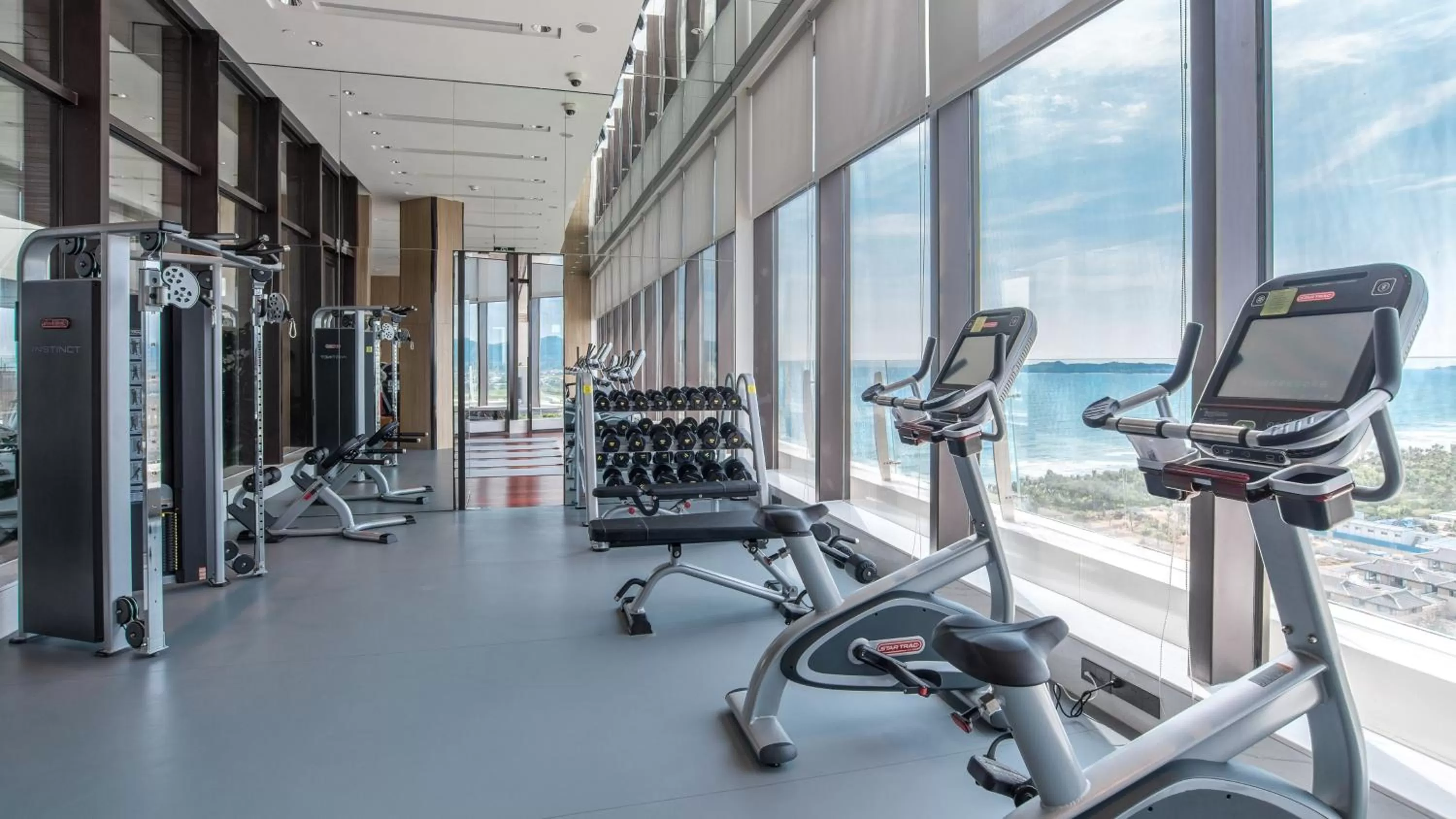 Fitness centre/facilities in Crowne Plaza Sanya Haitang Bay Resort by IHG