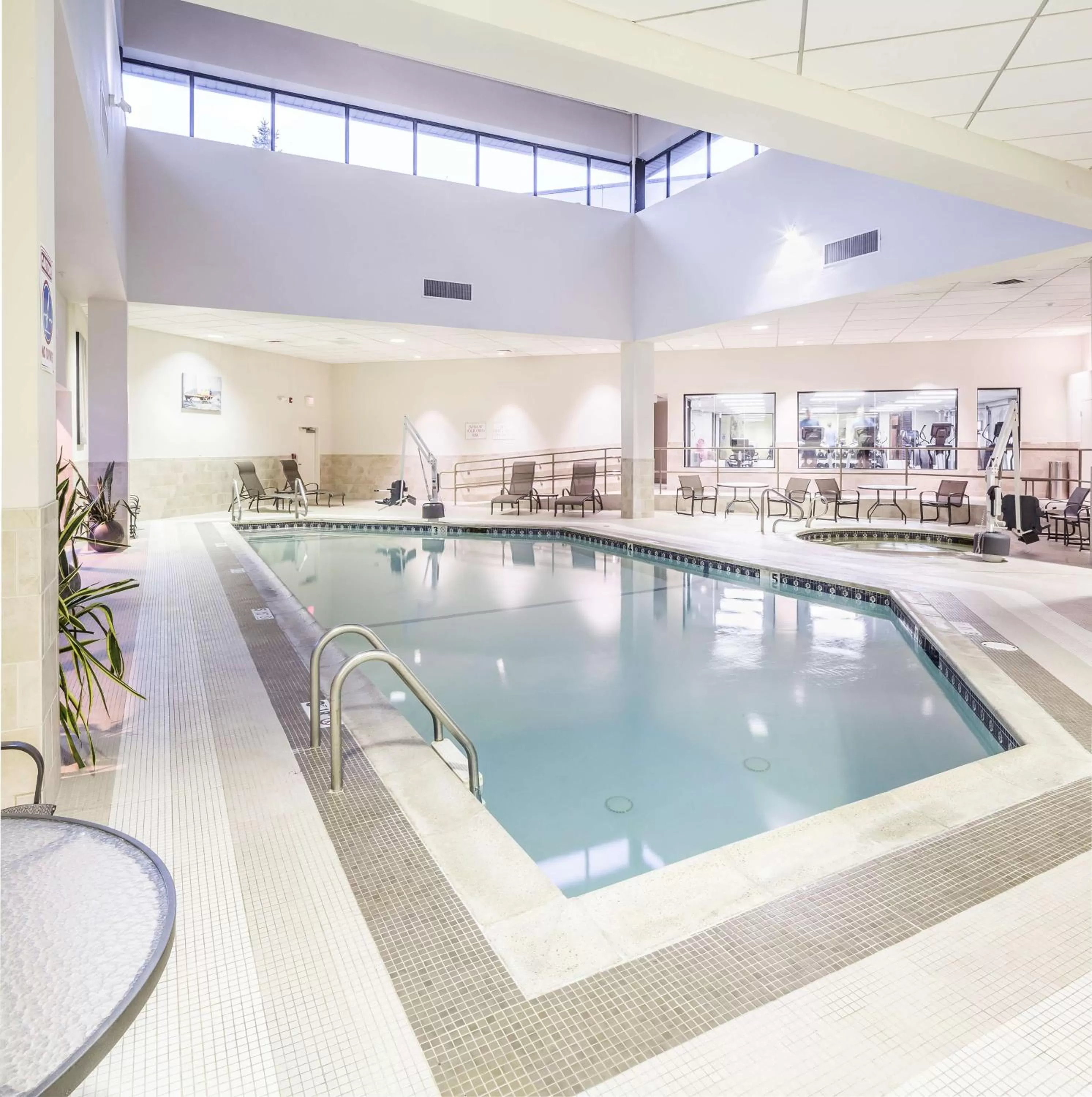Pool view in DoubleTree by Hilton Boston-Andover