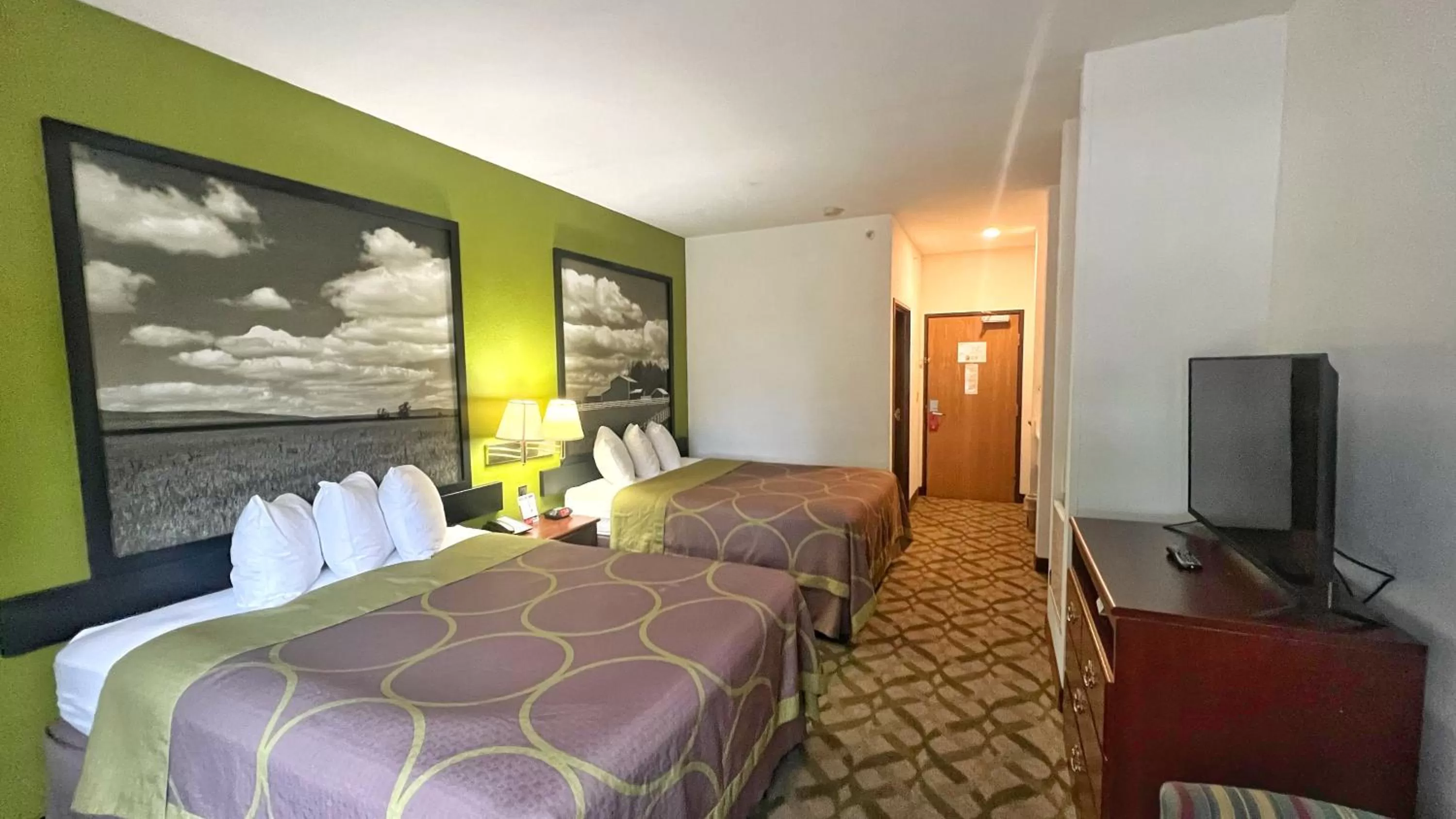 Bed in Super 8 by Wyndham De Soto